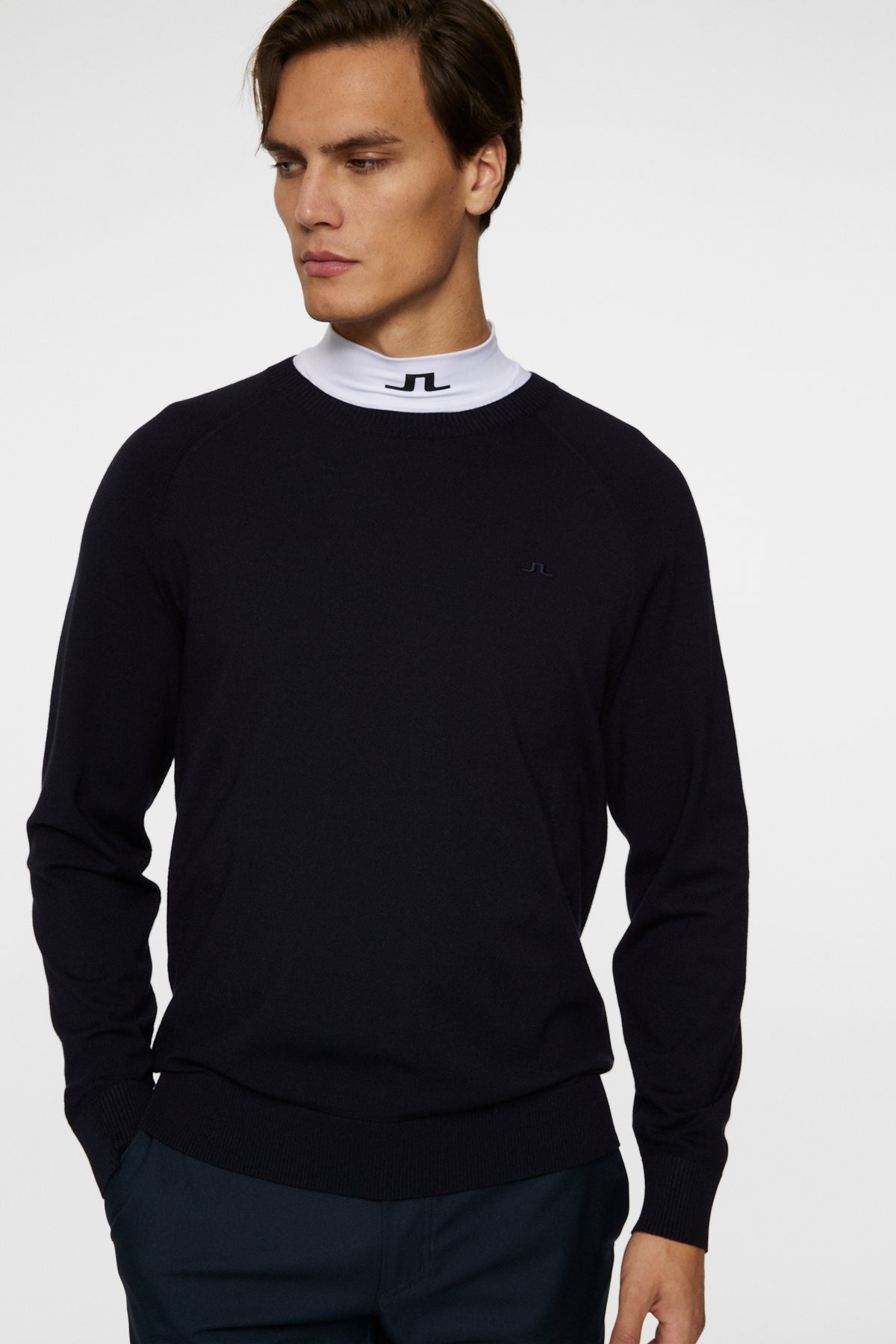 Henry Knitted Sweater in JL Navy by J.Lindeberg