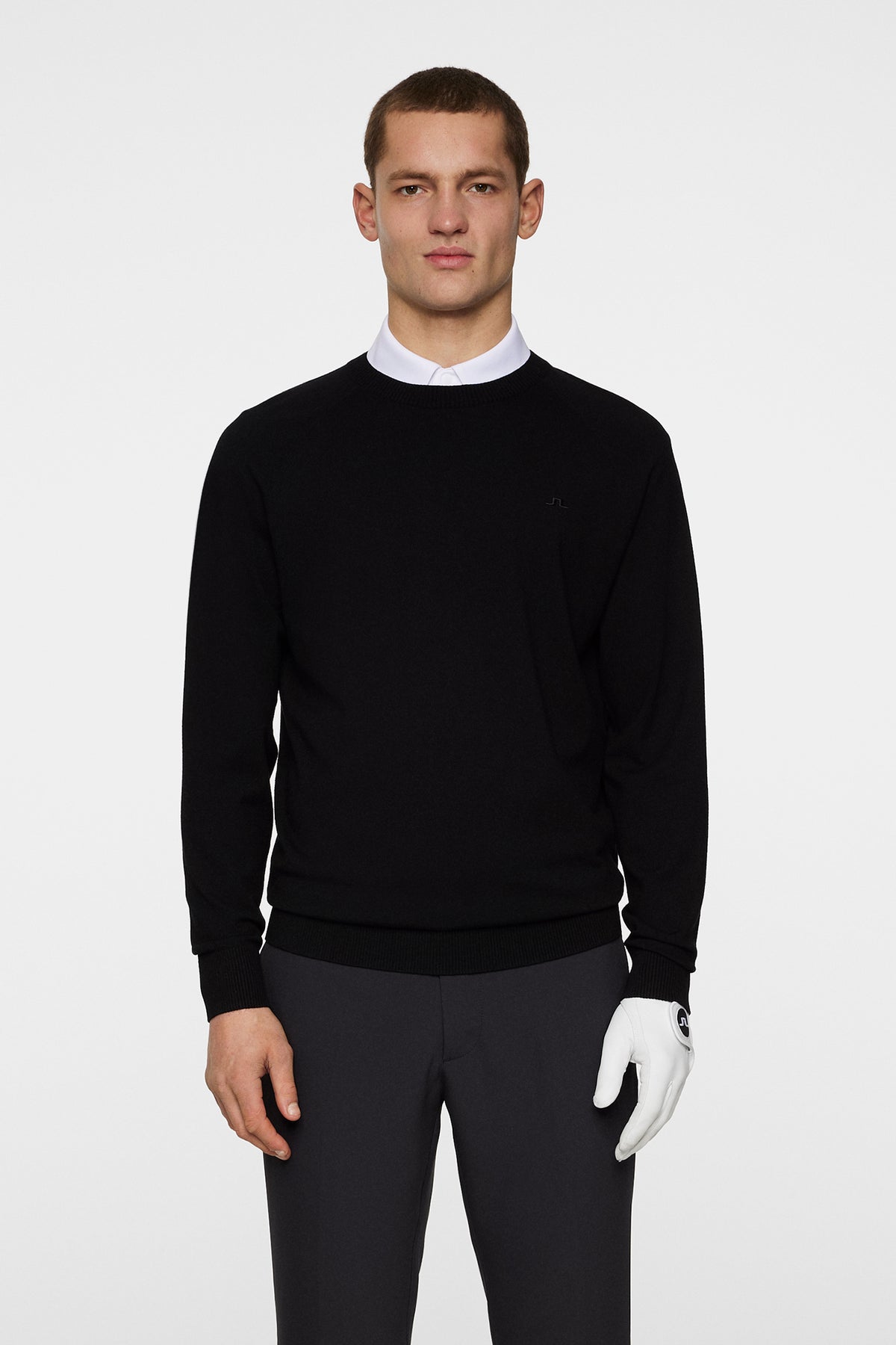 Henry Knitted Sweater in Black by J.Lindeberg