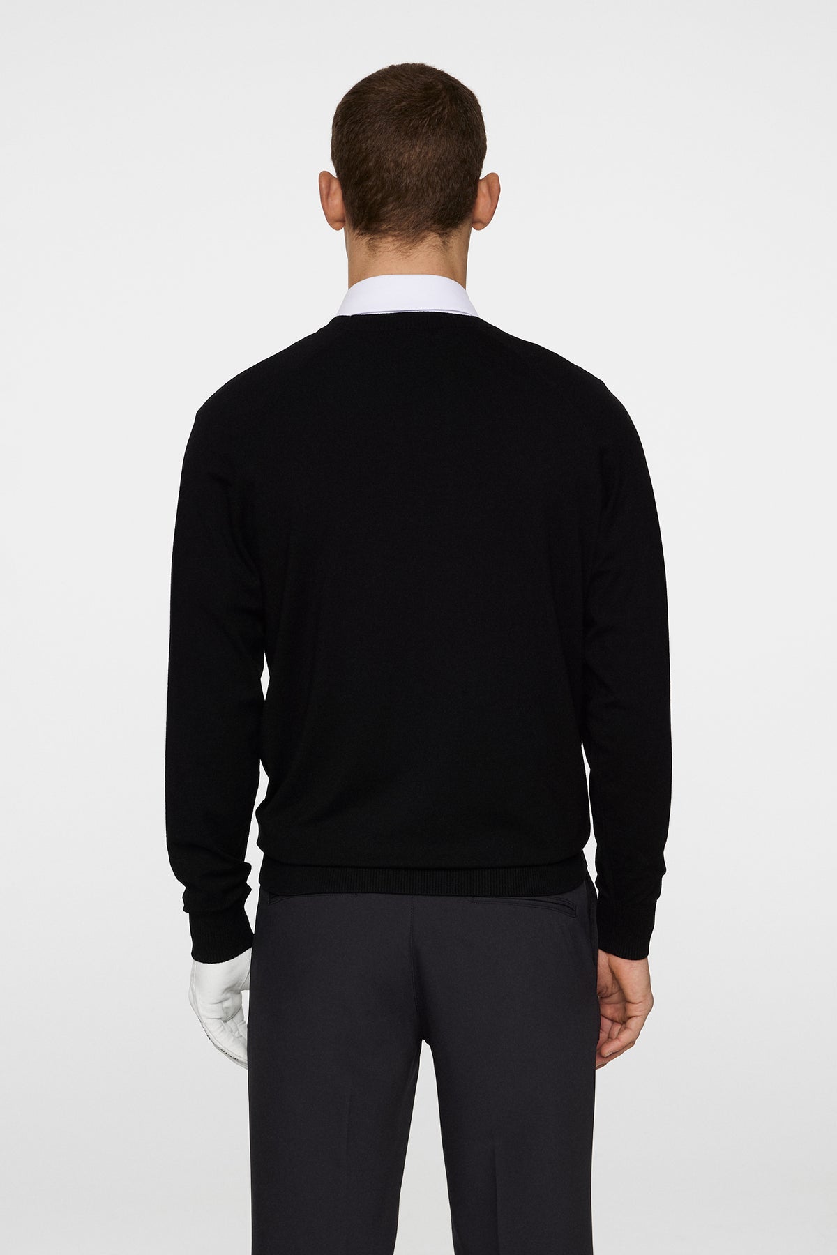 Henry Knitted Sweater in Black by J.Lindeberg