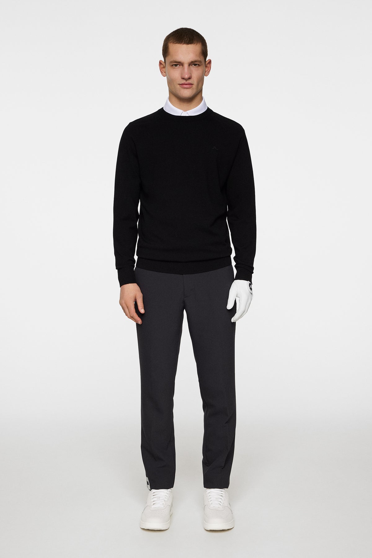 Henry Knitted Sweater in Black by J.Lindeberg