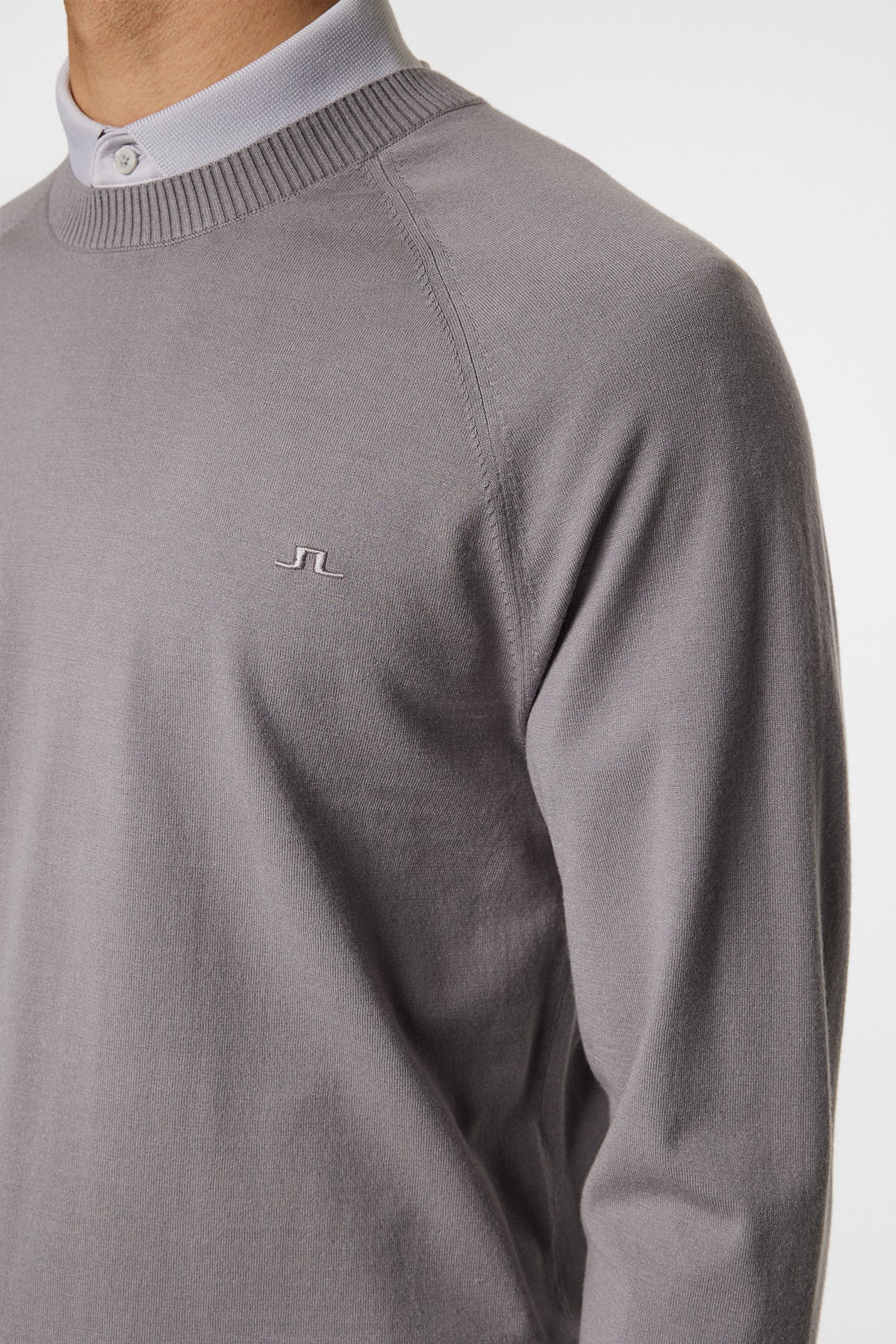 Henry Knitted Sweater in Night Owl by J.Lindeberg