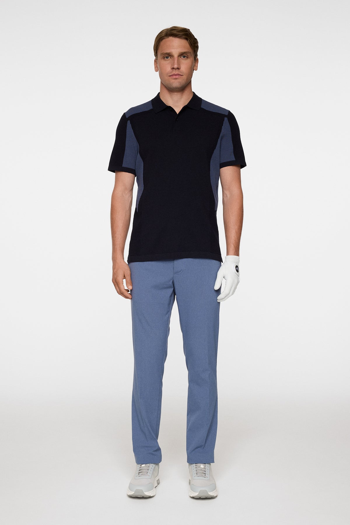 Ruben Knitted Shirt in JL Navy by J.Lindeberg