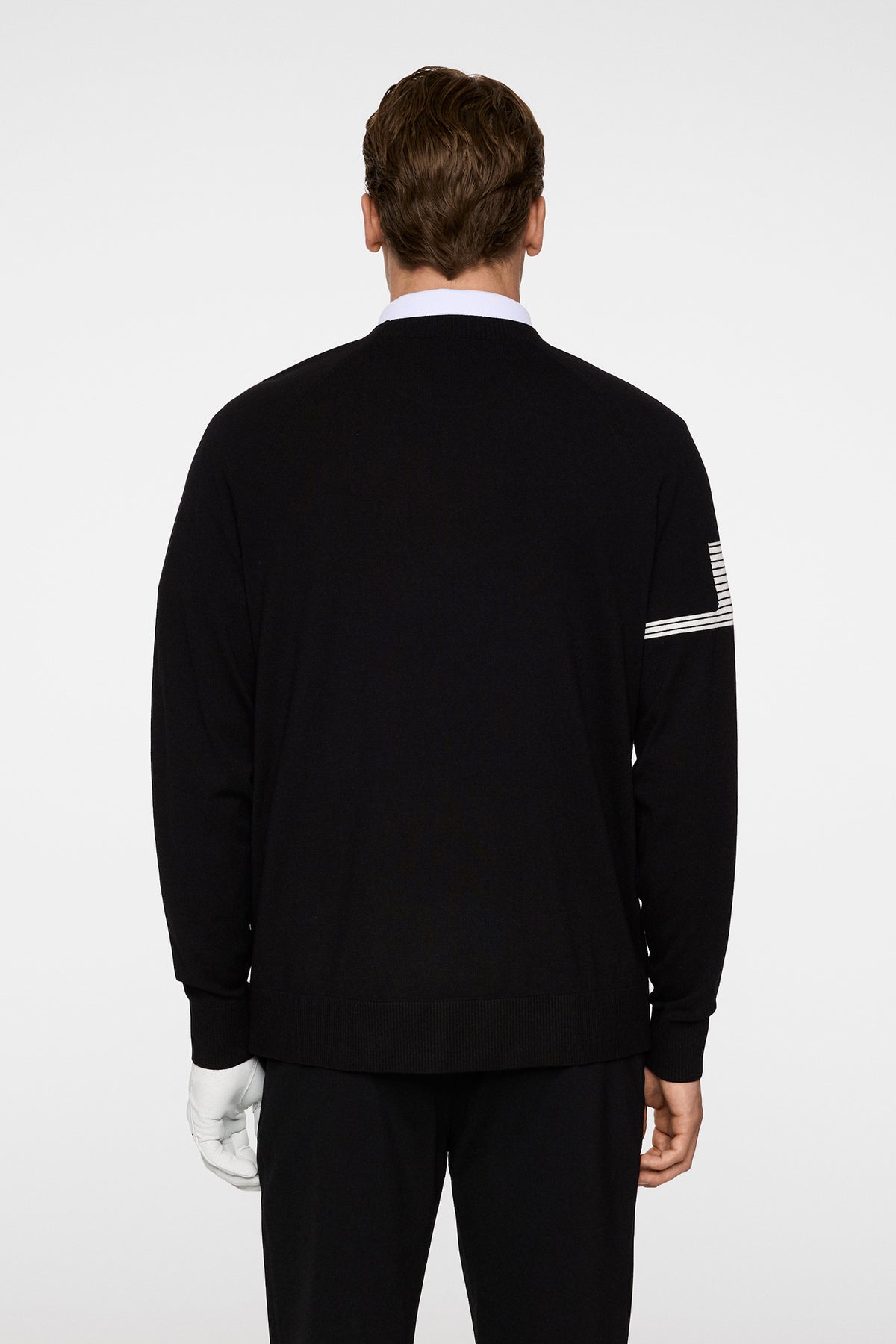 Heath Knitted Sweater in Black by J.Lindeberg