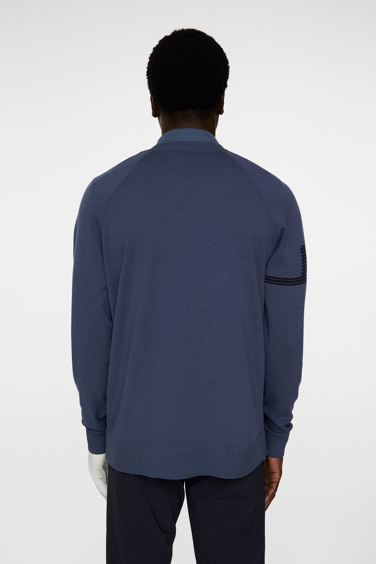 Heath Knitted Sweater in Vintage Indigo by J.Lindeberg