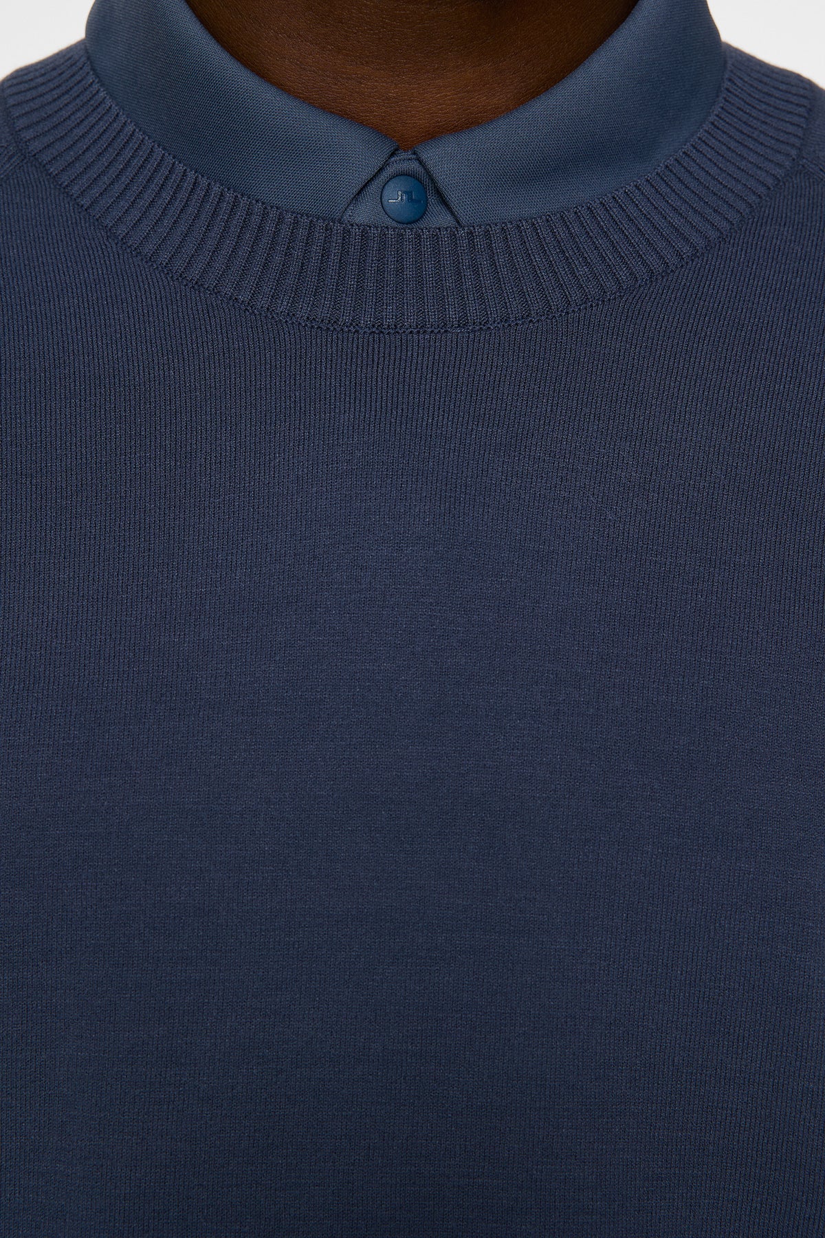 Heath Knitted Sweater in Vintage Indigo by J.Lindeberg