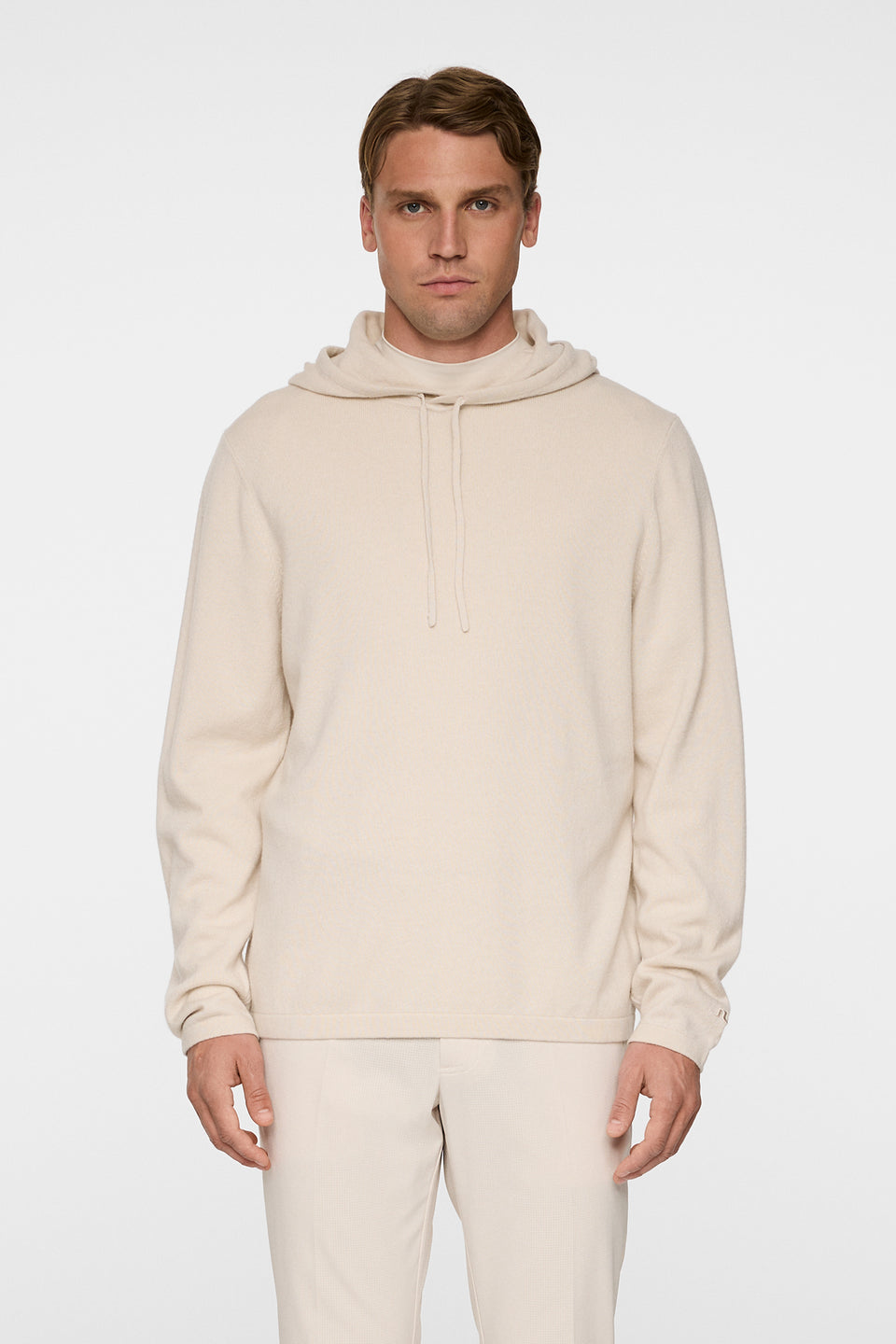 Kolton Cashmere Hoodie / Moonbeam