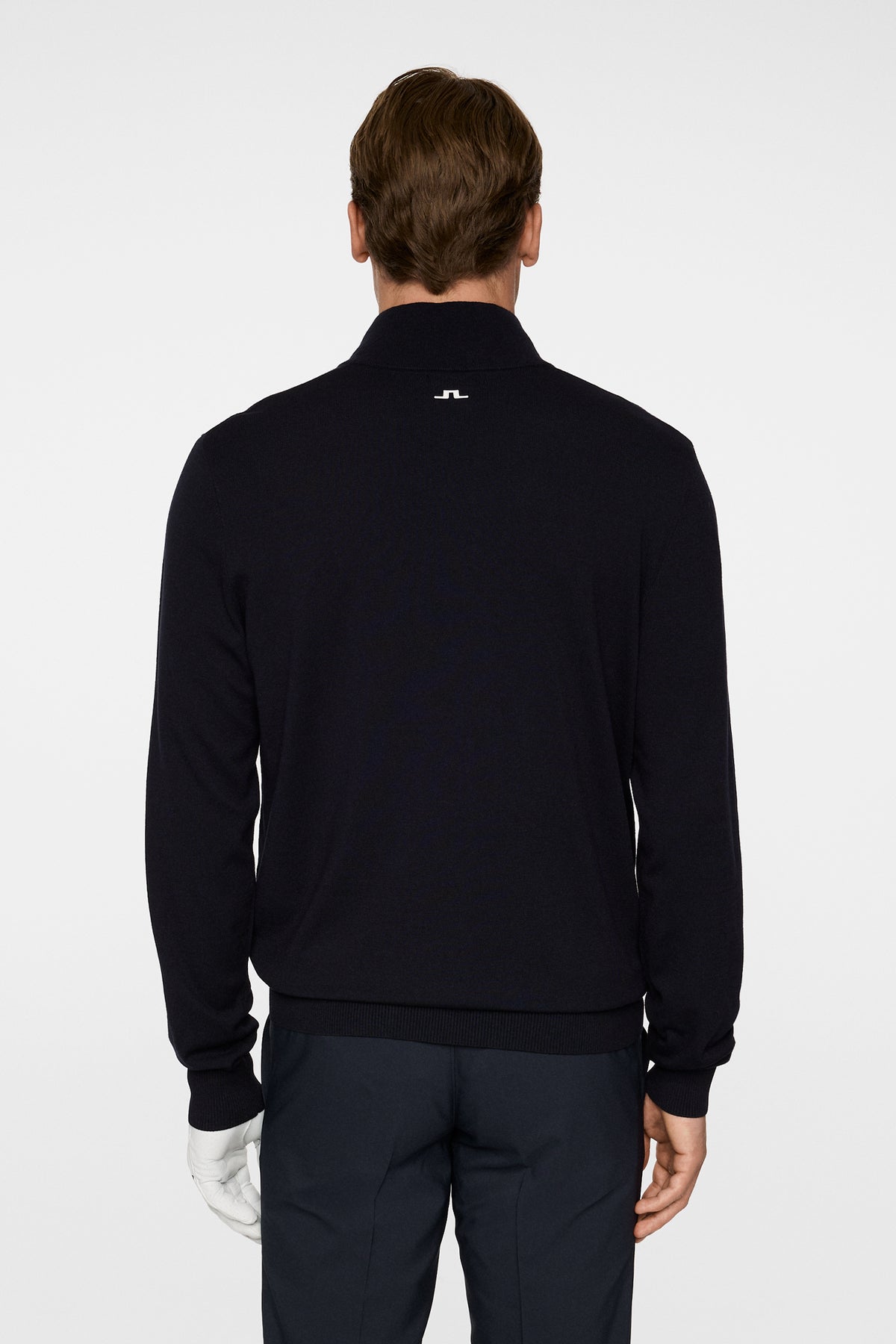 Mac Knitted Zip Sweater in JL Navy by J.Lindeberg
