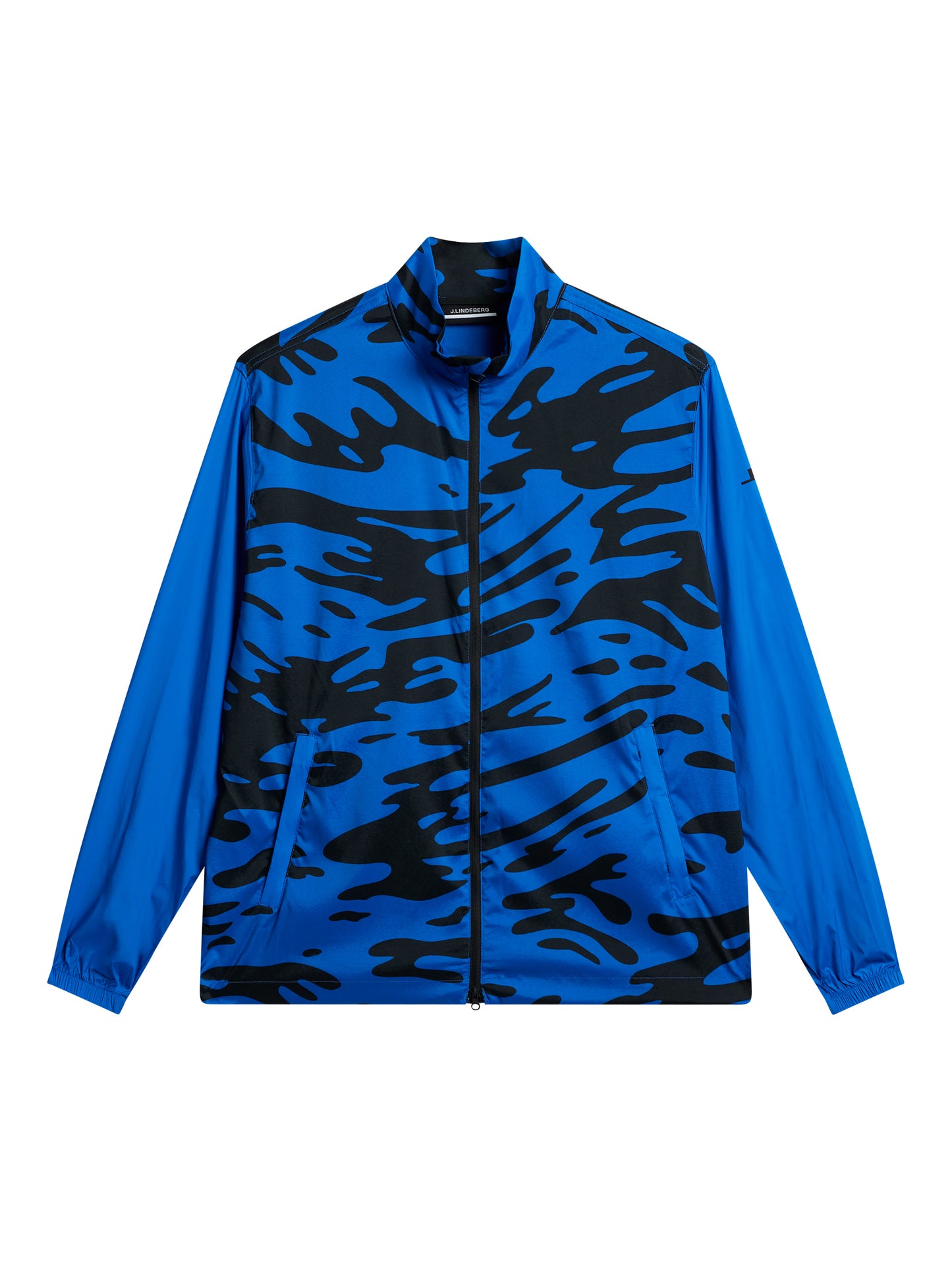 Lear printed Wind jacket in Neptune Nautical Blue by J.Lindeberg
