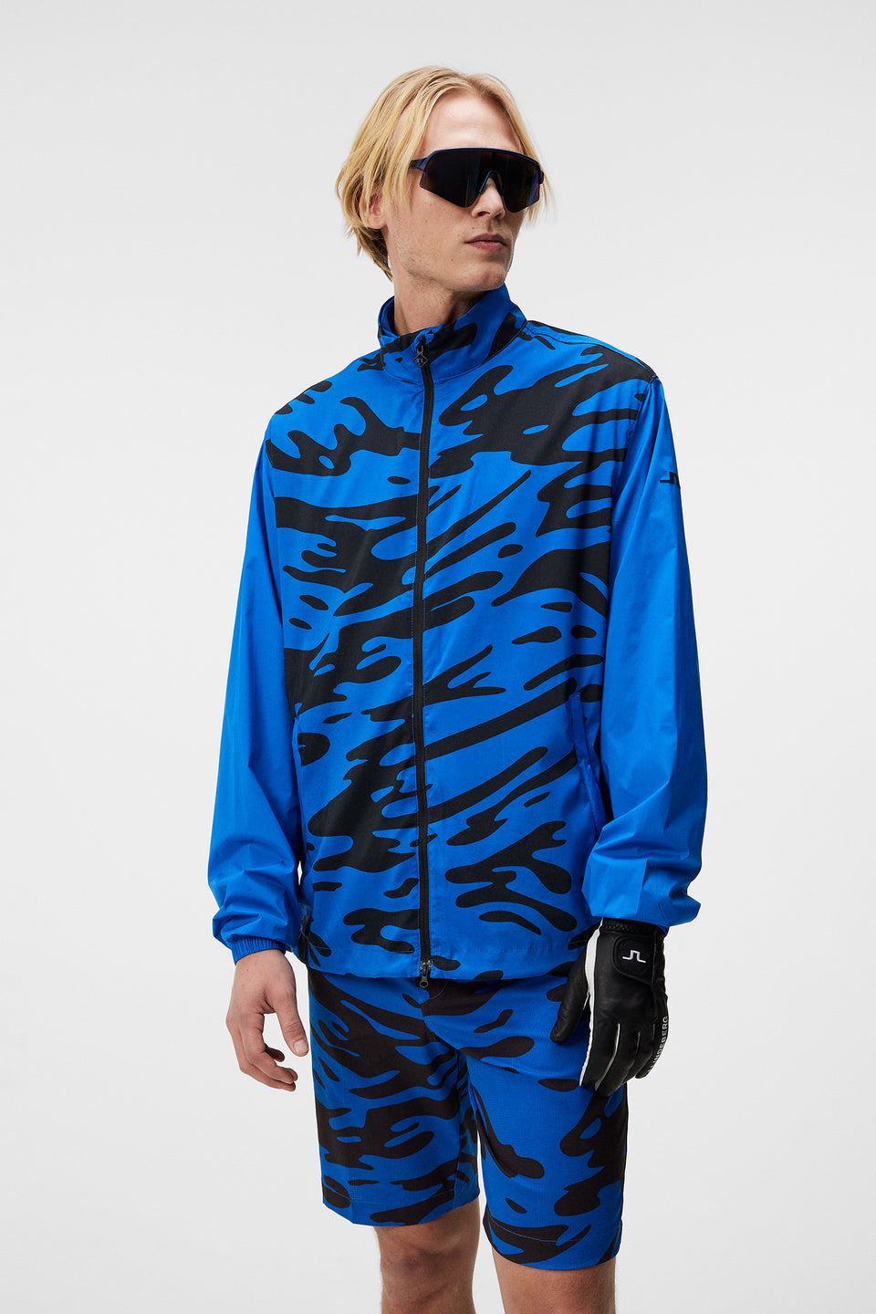 Lear printed Wind jacket / Neptune Nautical Blue