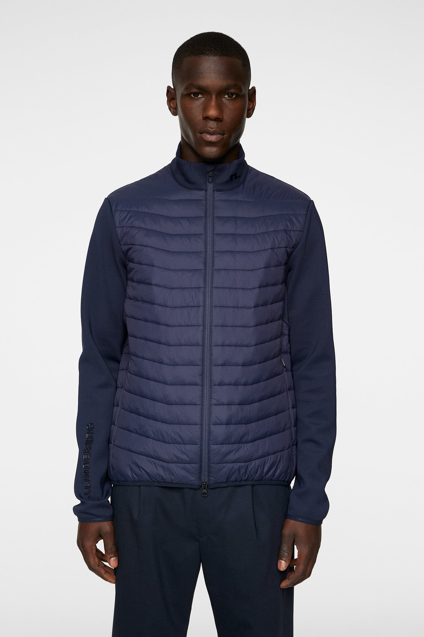 Holden Quilt Hybrid Jacket in JL Navy by J.Lindeberg