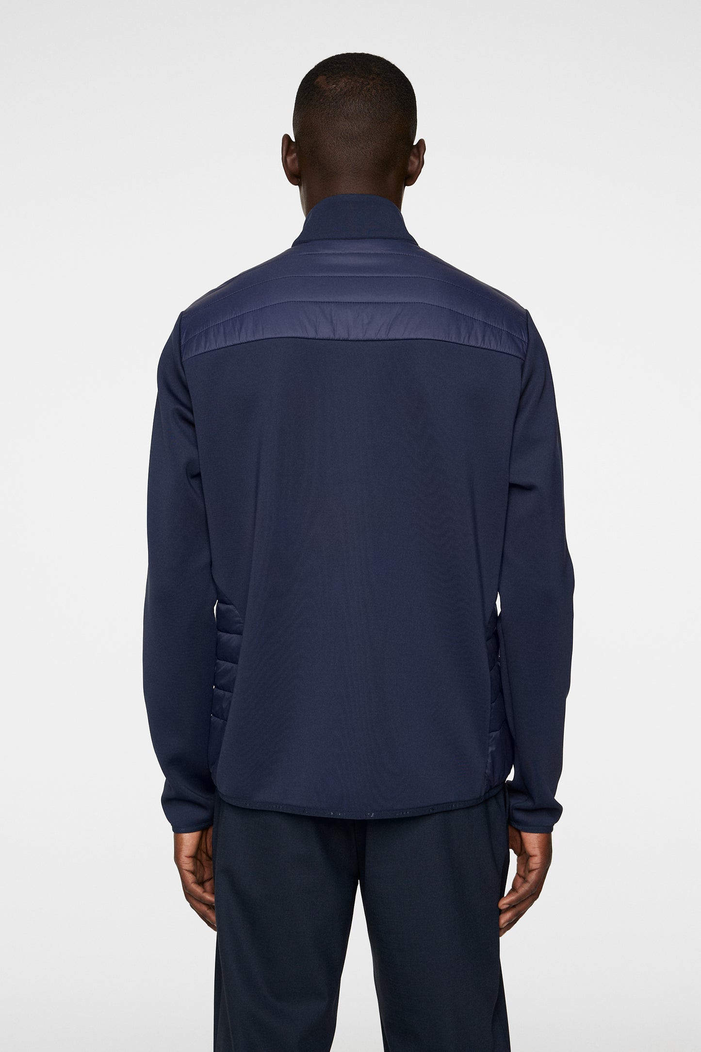 Holden Quilt Hybrid Jacket in JL Navy by J.Lindeberg