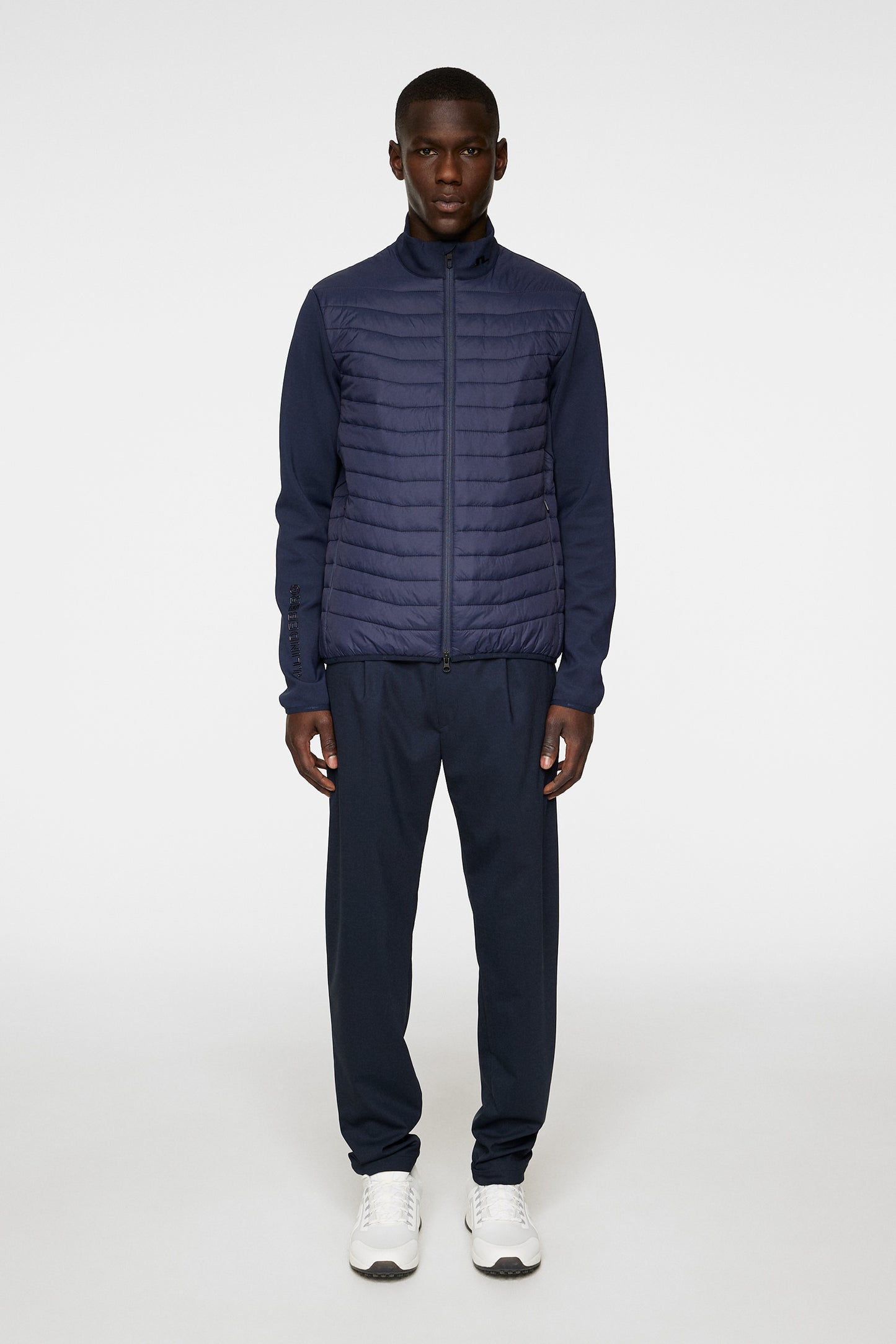 Holden Quilt Hybrid Jacket in JL Navy by J.Lindeberg