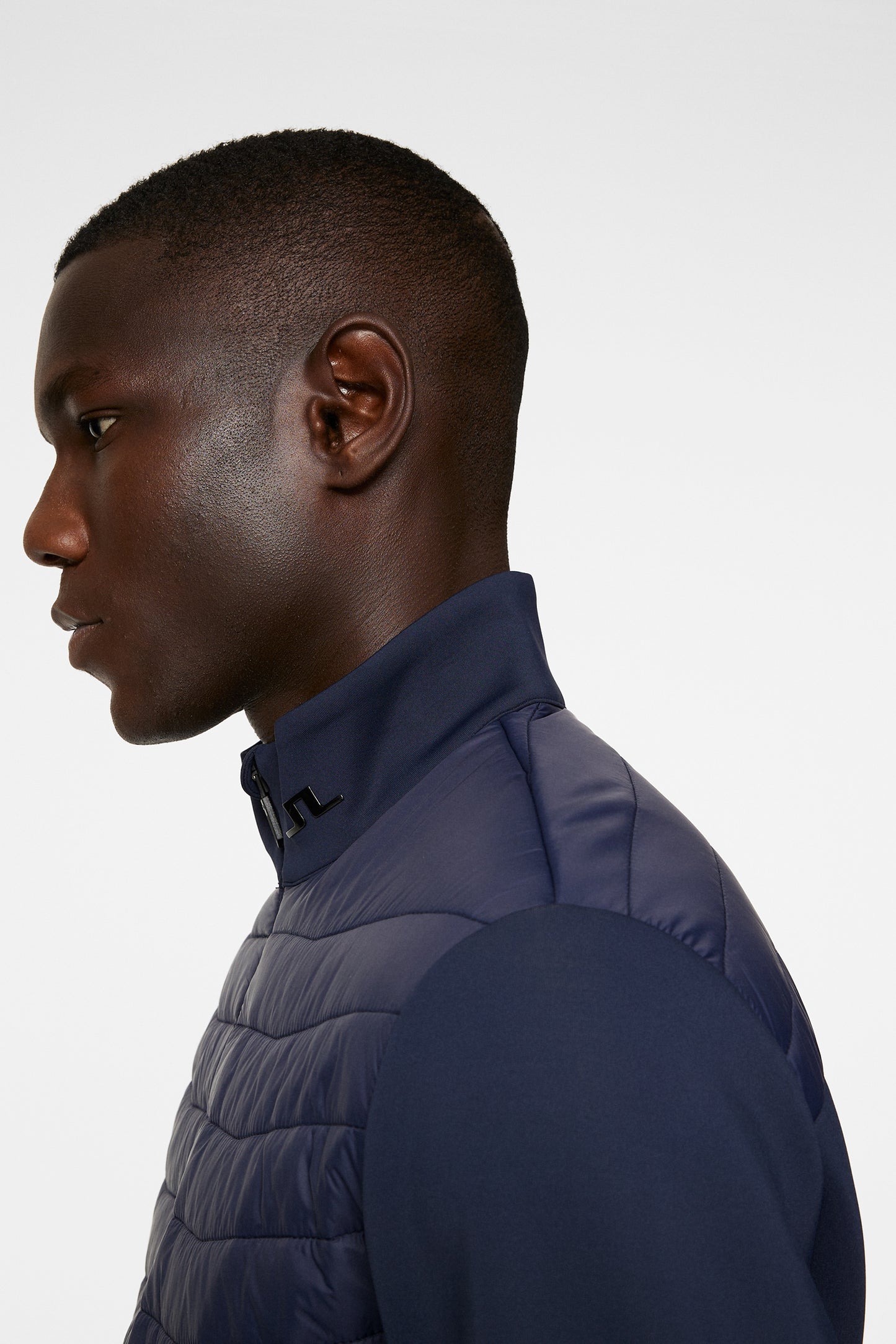 Holden Quilt Hybrid Jacket in JL Navy by J.Lindeberg