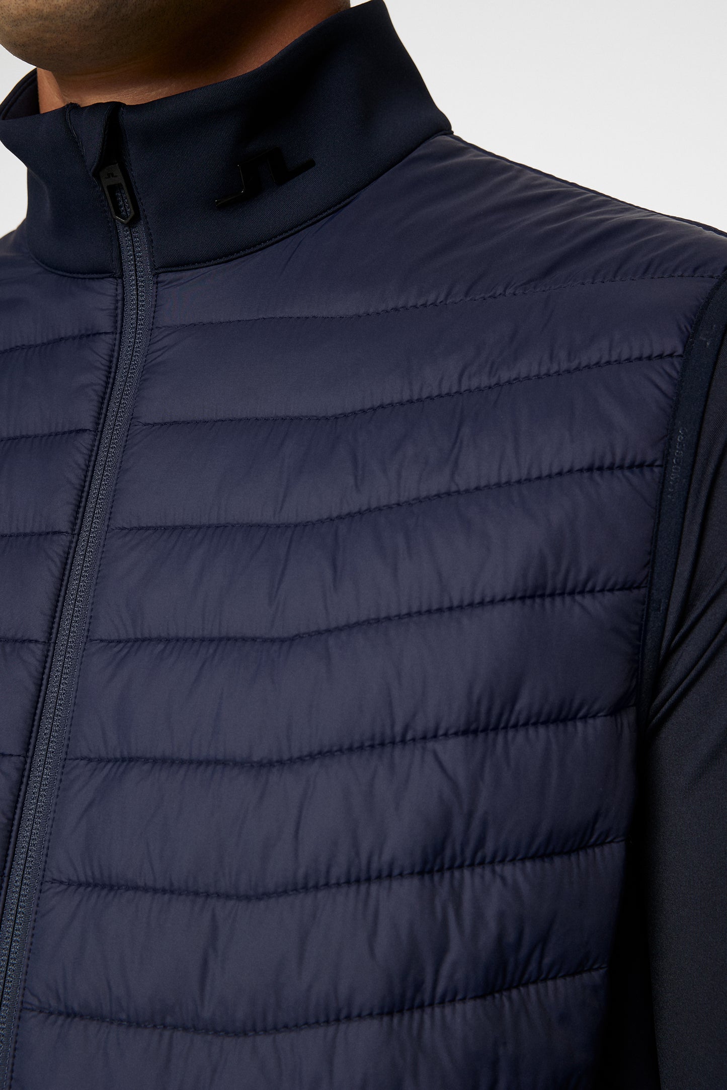 Holden Quilt Hybrid Vest in JL Navy by J.Lindeberg