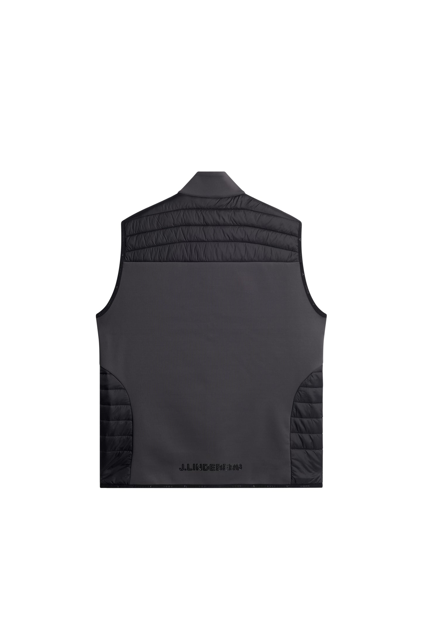 Holden Quilt Hybrid Vest in Asphalt by J.Lindeberg