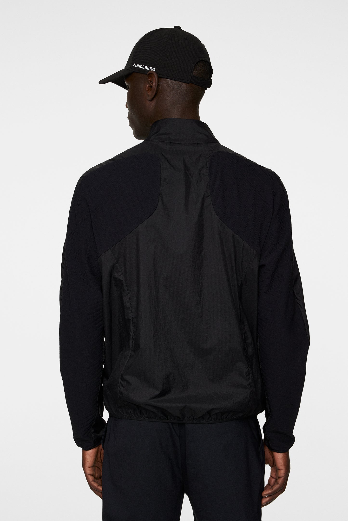 Orson 3D Knit Wind Jacket in Black by J.Lindeberg