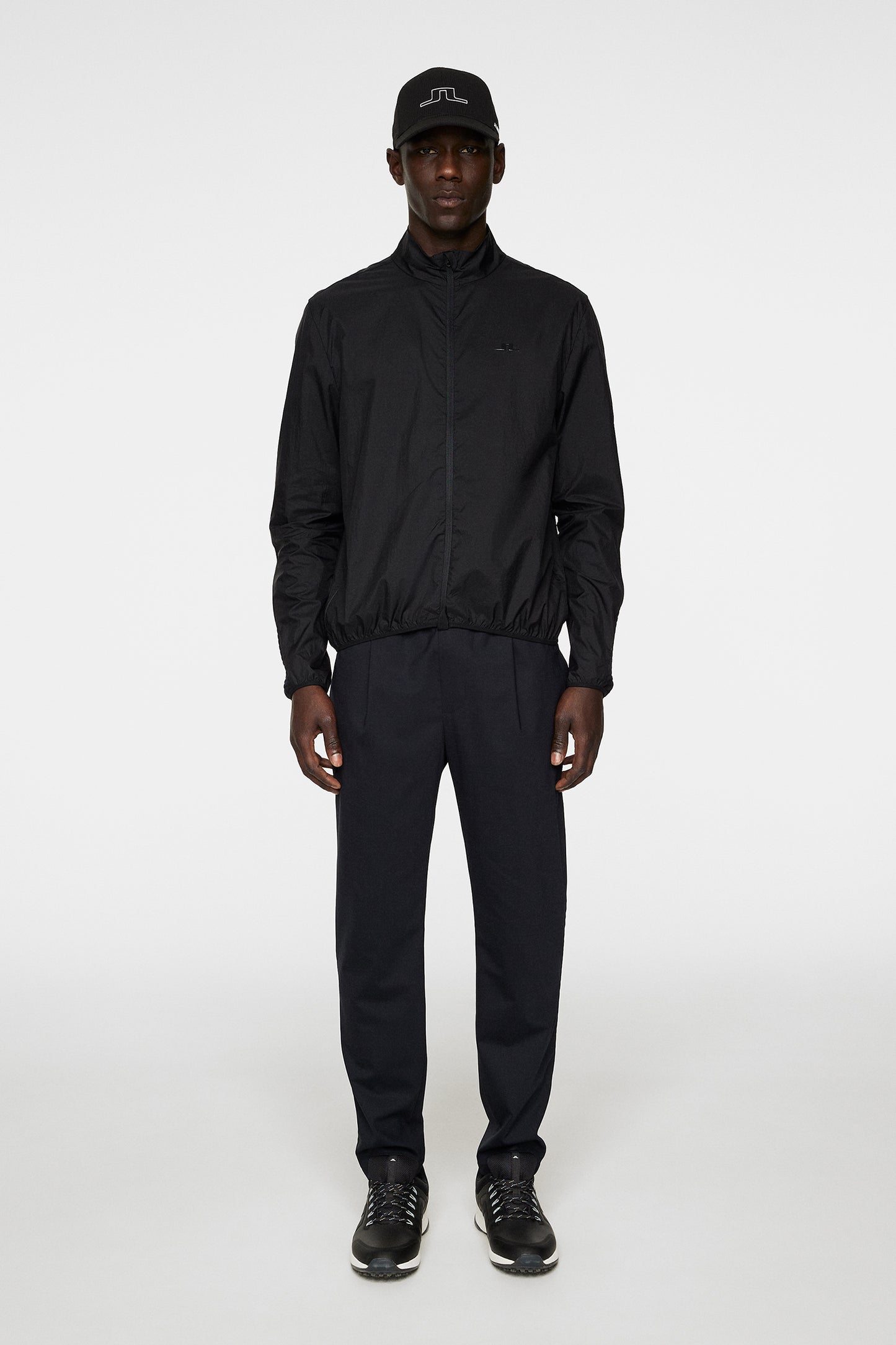 Orson 3D Knit Wind Jacket in Black by J.Lindeberg