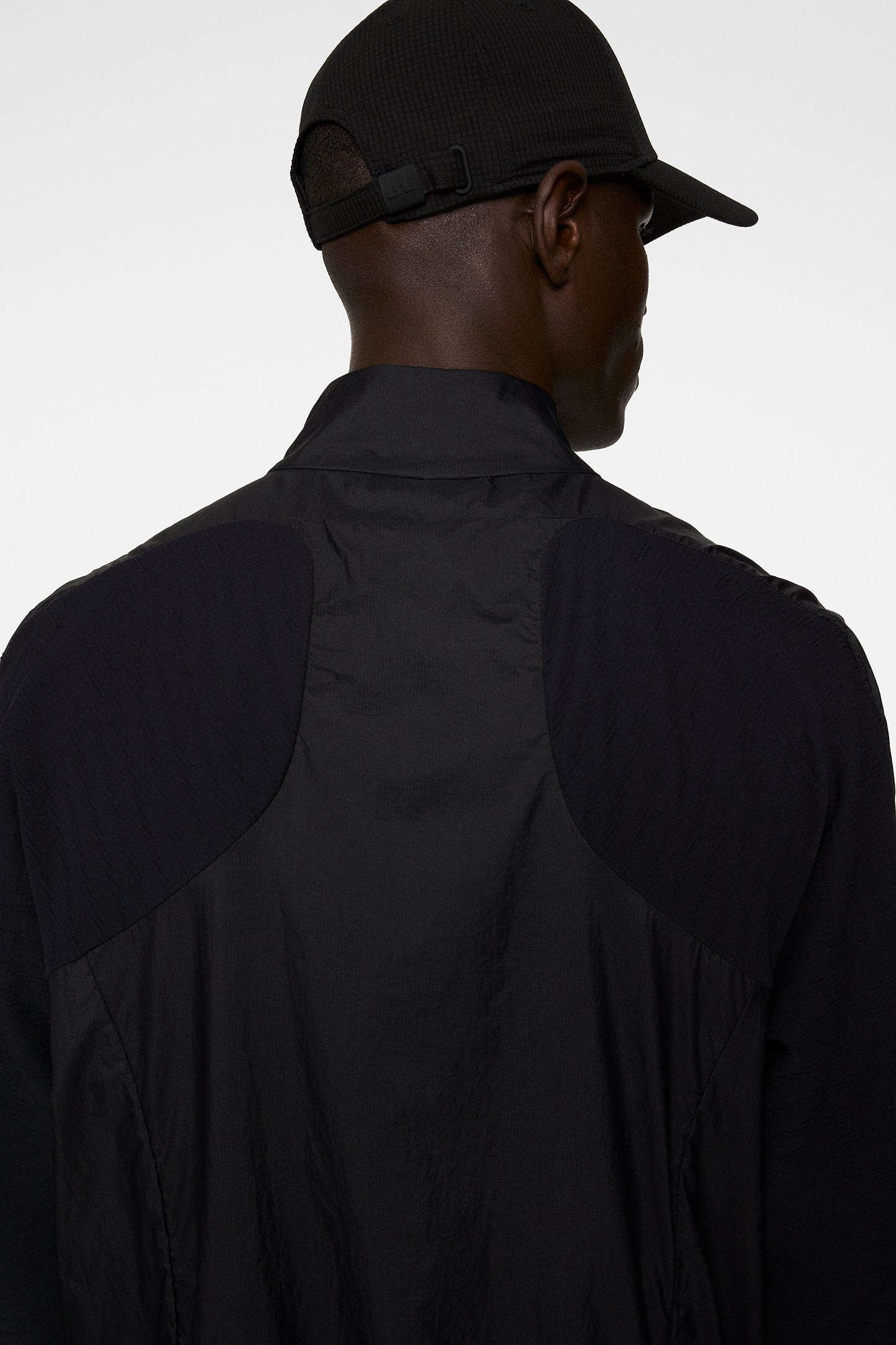 Orson 3D Knit Wind Jacket in Black by J.Lindeberg
