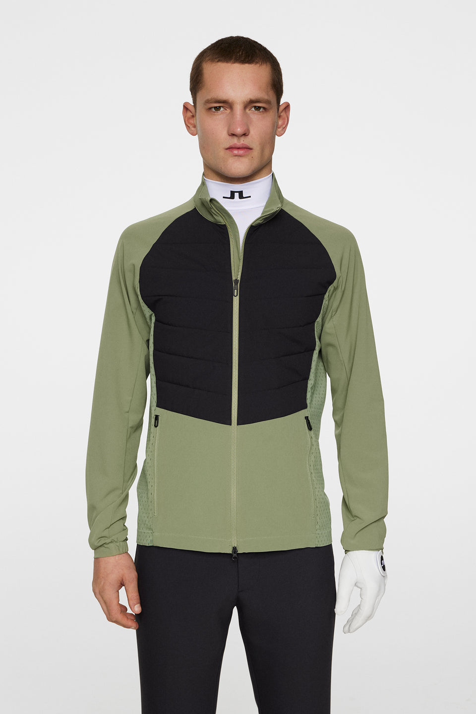 Tech Hybrid Softshell Jacket / Oil Green