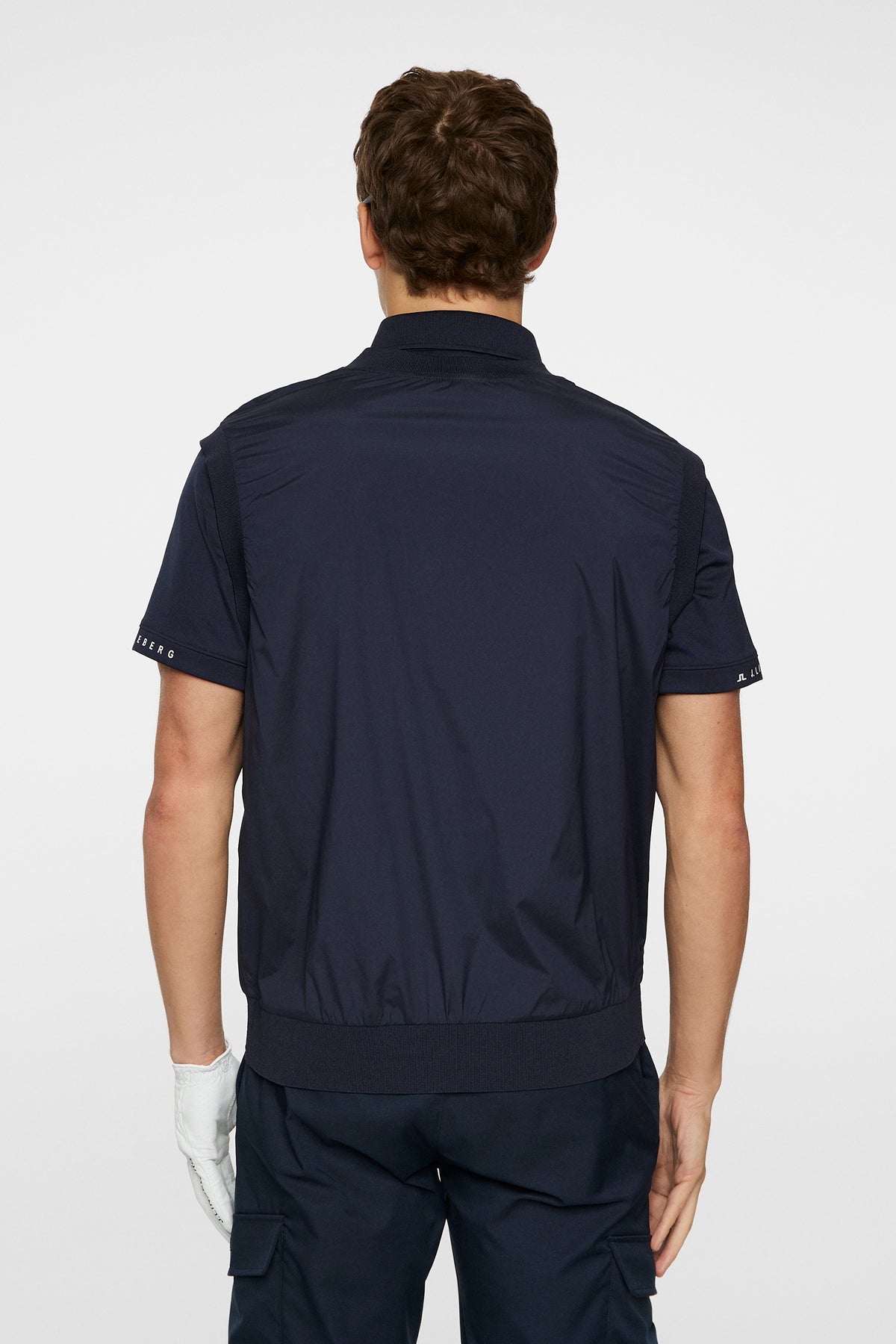 Hybrid Vest Windbreaker in JL Navy by J.Lindeberg