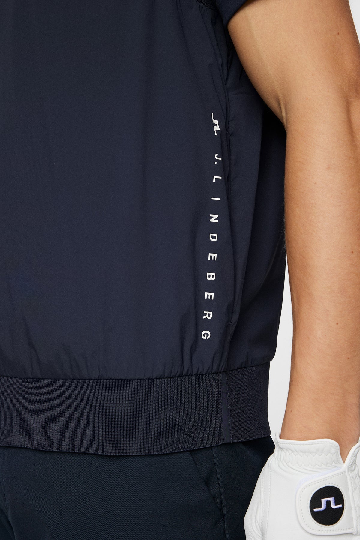 Hybrid Vest Windbreaker in JL Navy by J.Lindeberg