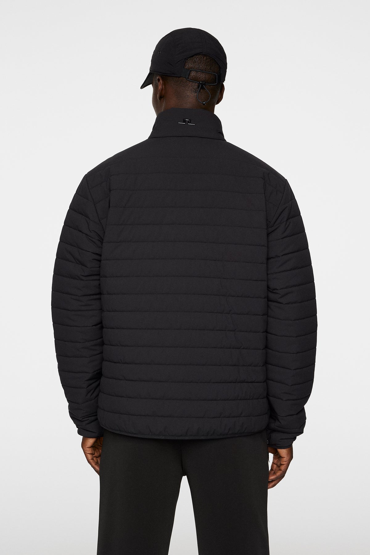 National Quilted jacket in Black by J.Lindeberg