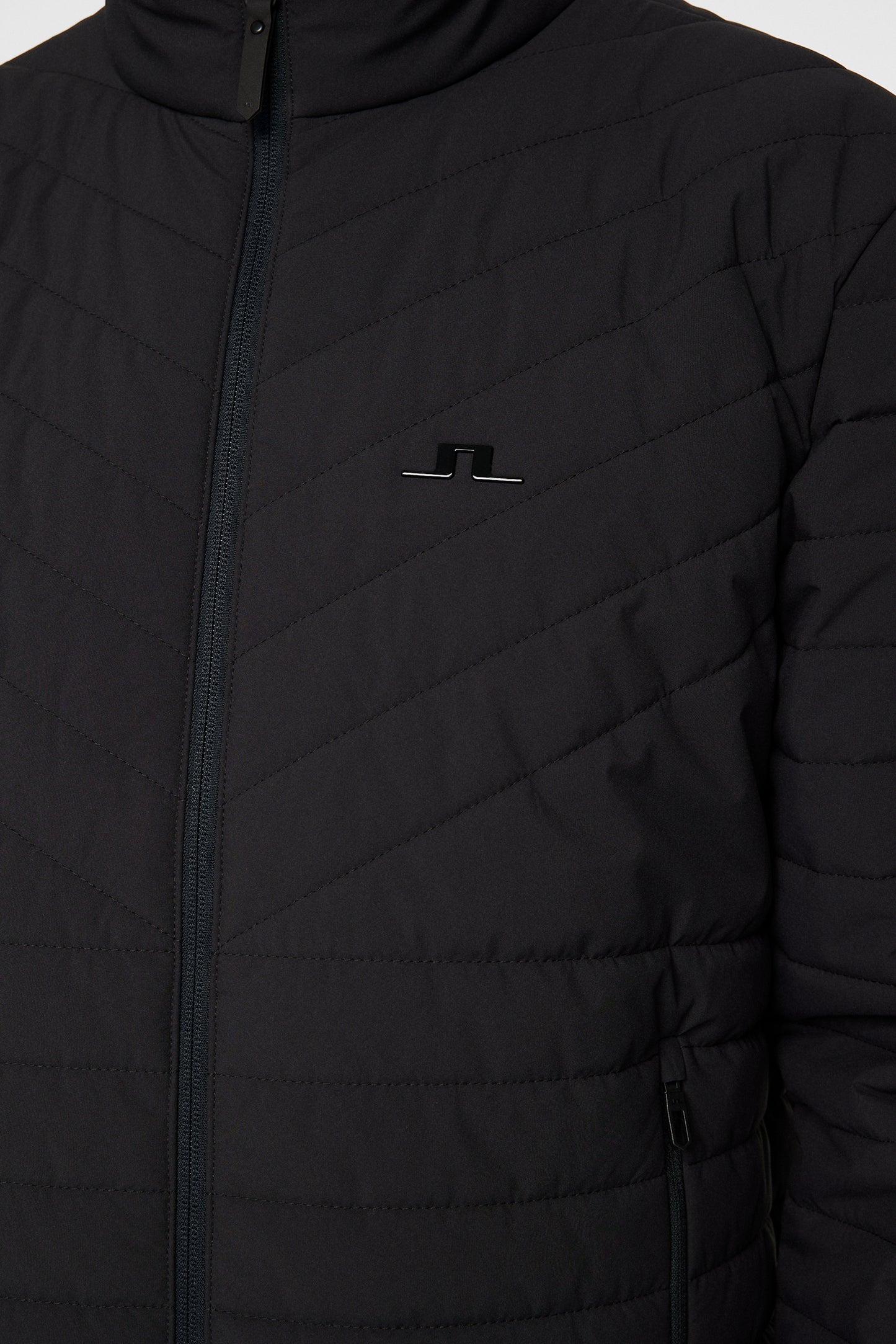 National Quilted jacket in Black by J.Lindeberg
