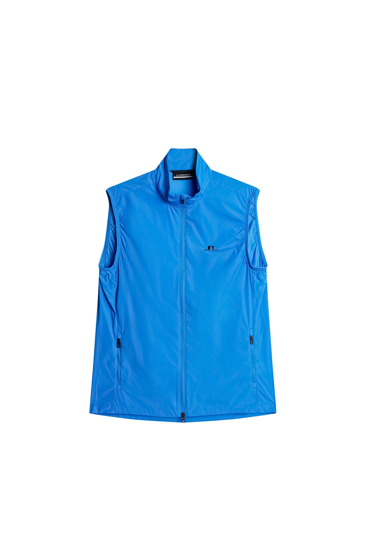 Ash Light Packable Vest in Sonic Blue by J.Lindeberg