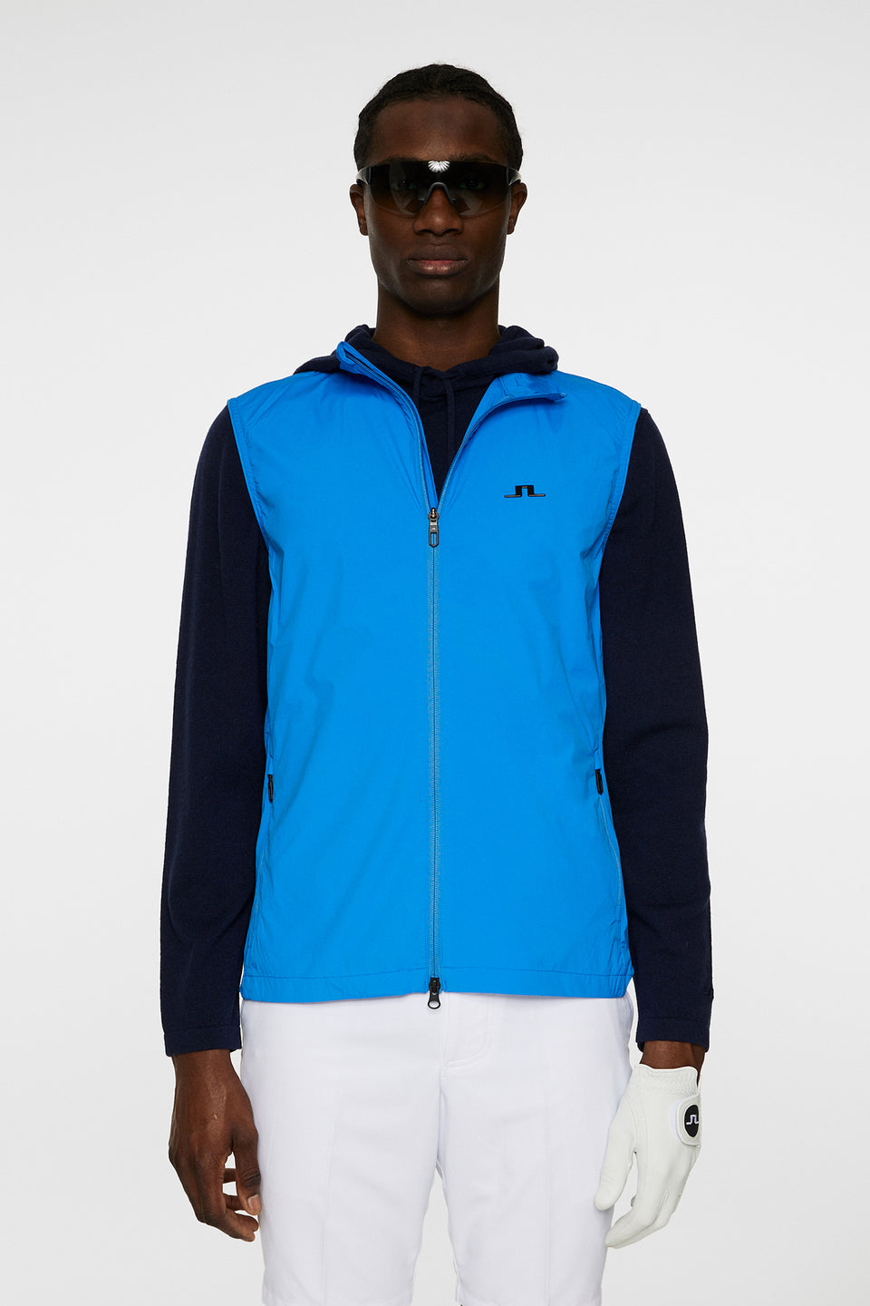 Ash Light Packable Vest / Sonic Blue