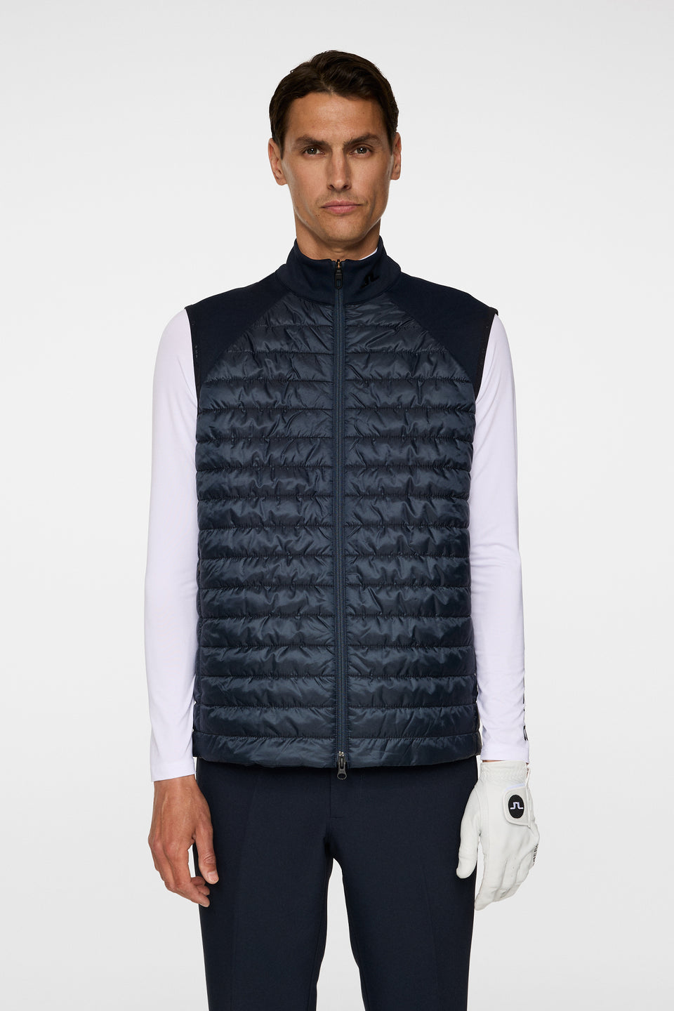 Hayden Quilt Hybrid Vest / JL Navy