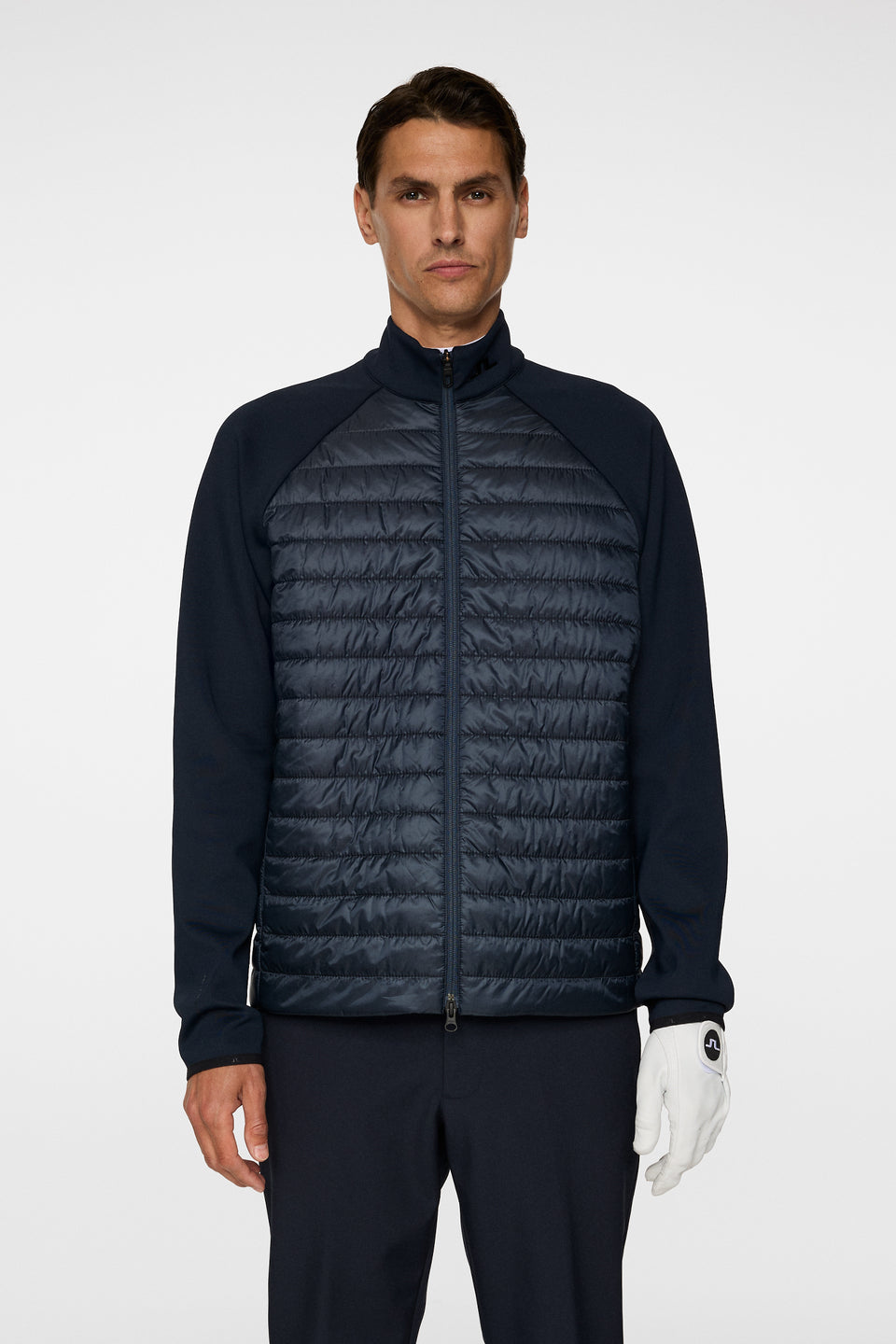 Hayden Quilt Hybrid Jacket / JL Navy