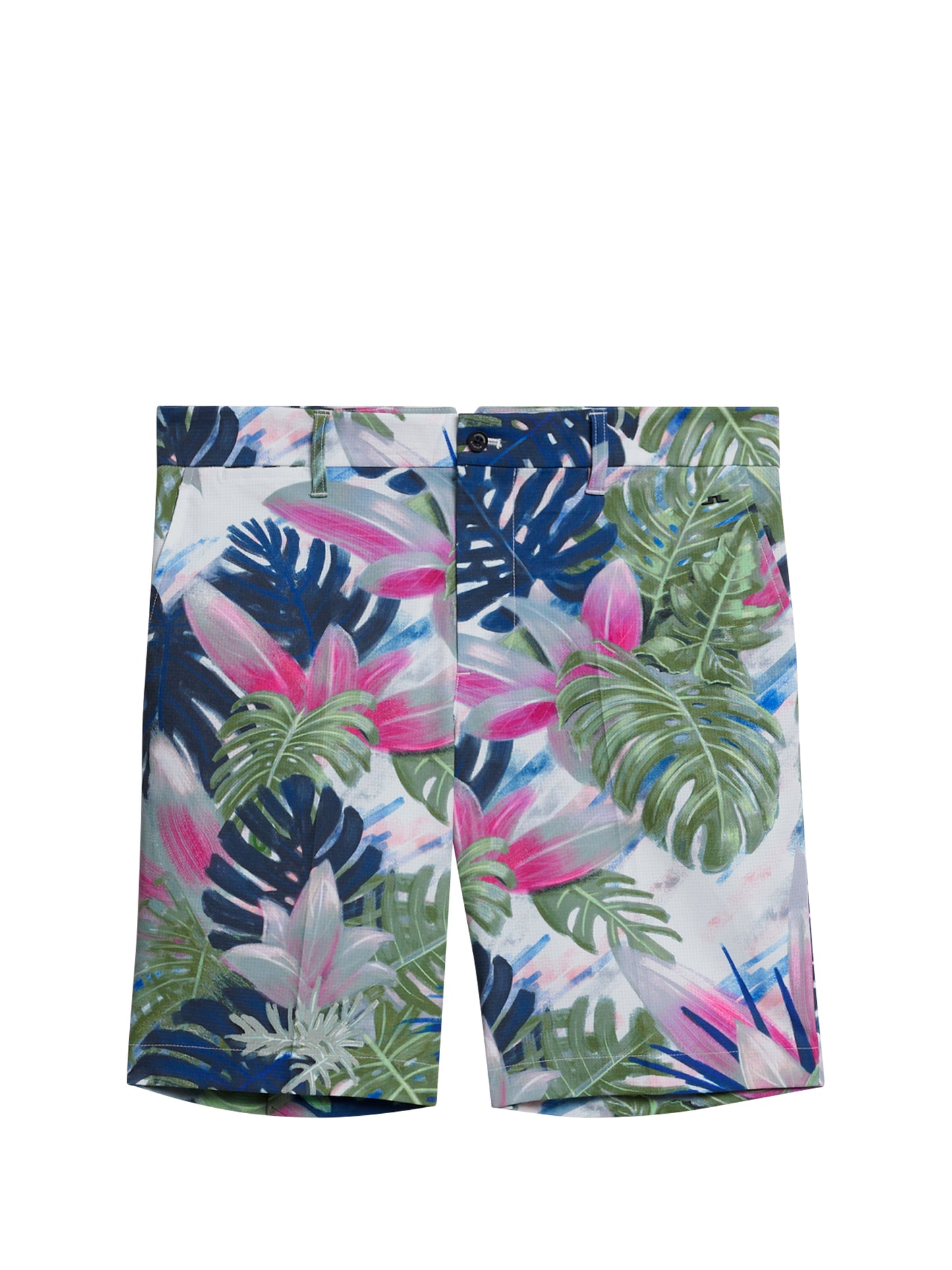 Tim Print Shorts in Calypso Oil Green by J.Lindeberg
