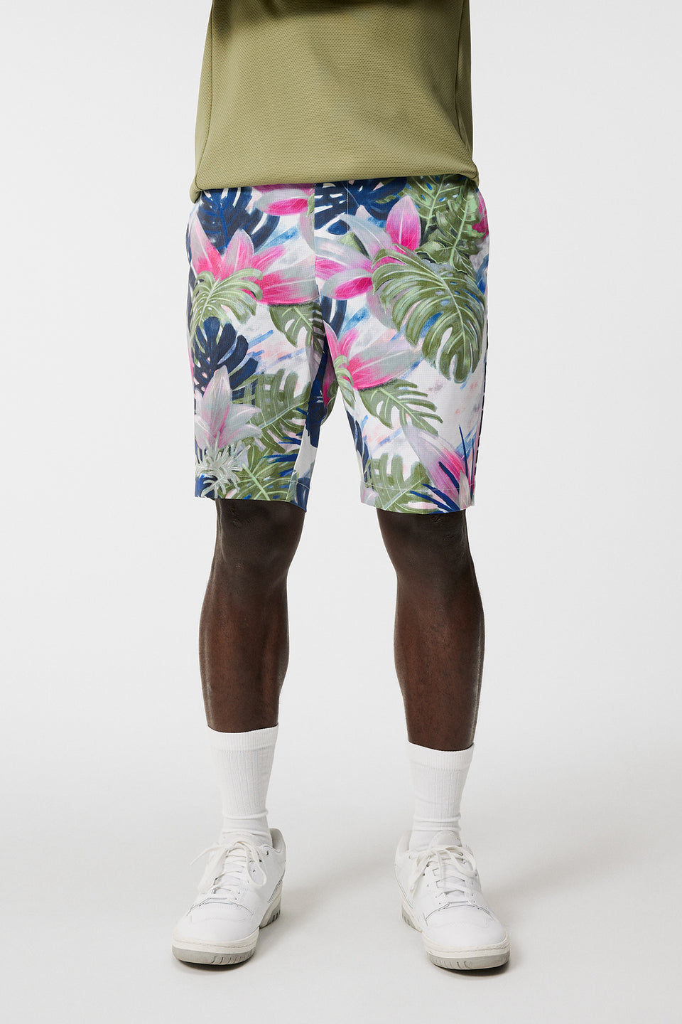 Tim Print Shorts / Calypso Oil Green