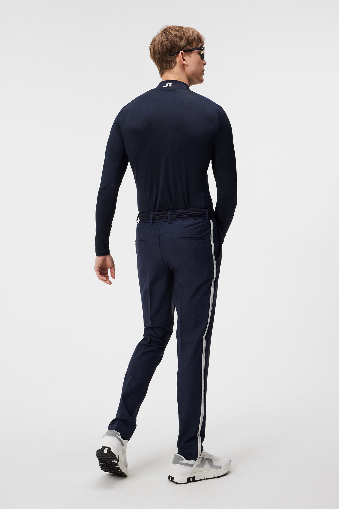 Stuart Stripe Pant in JL Navy by J.Lindeberg