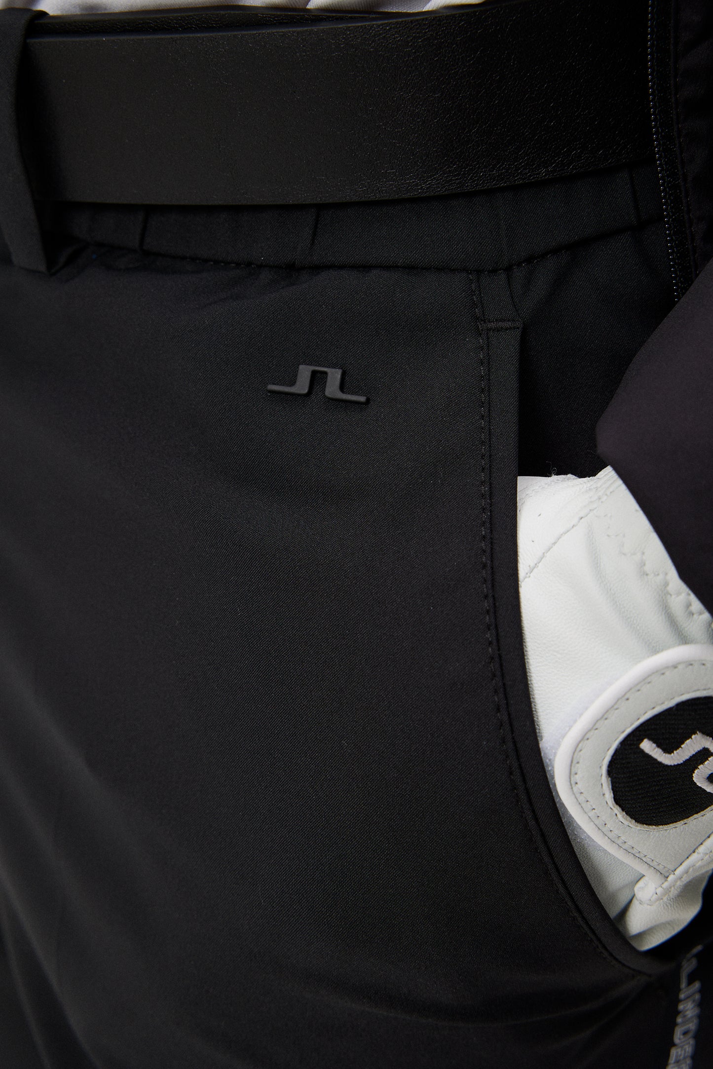 Stuart Stripe Pant in Black by J.Lindeberg