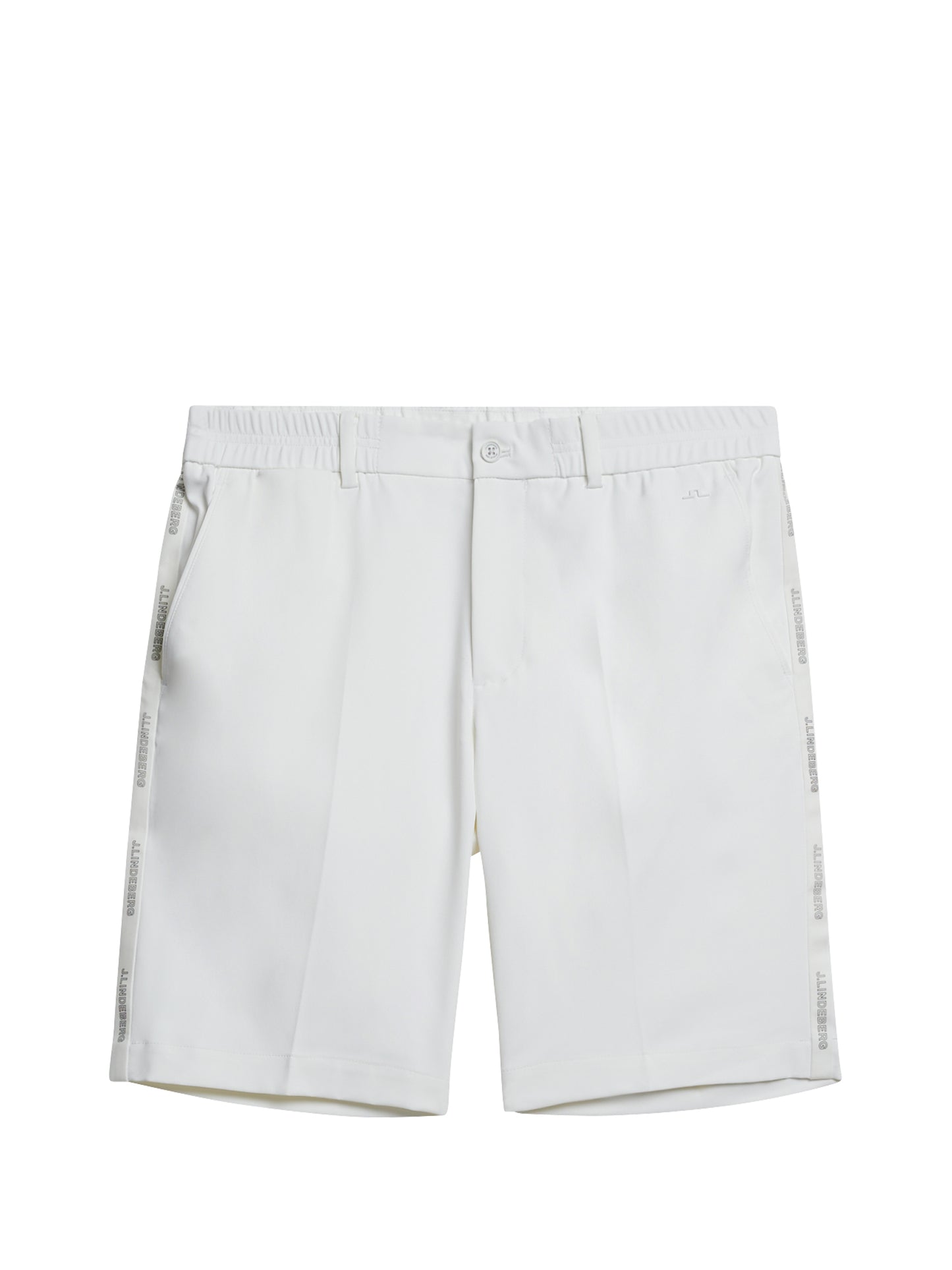Stuart Stripe Shorts in White by J.Lindeberg