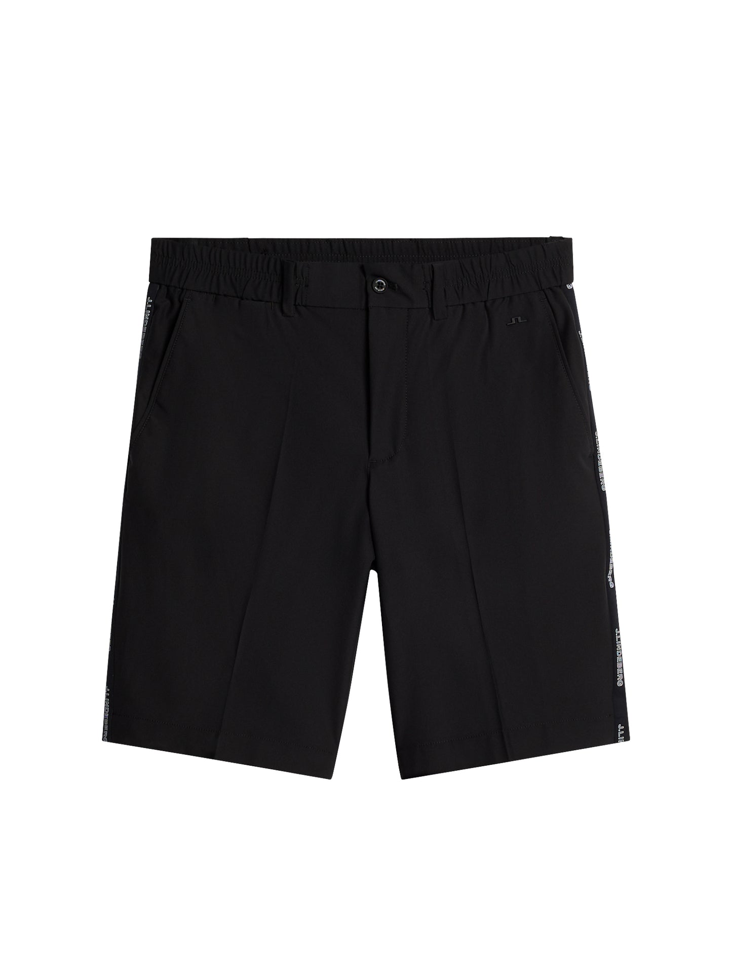 Stuart Stripe Shorts in Black by J.Lindeberg
