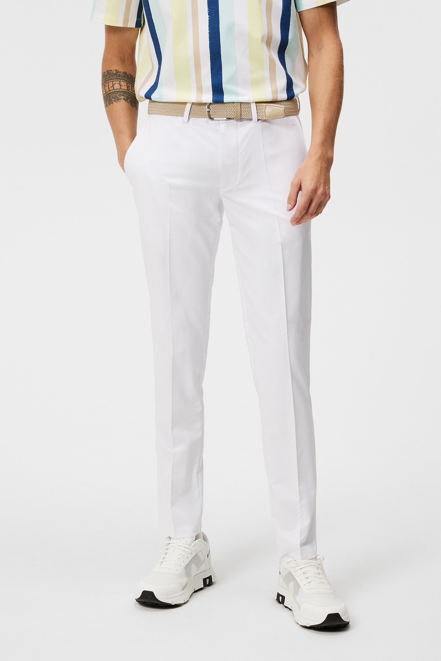 Elof Pant in White by J.Lindeberg