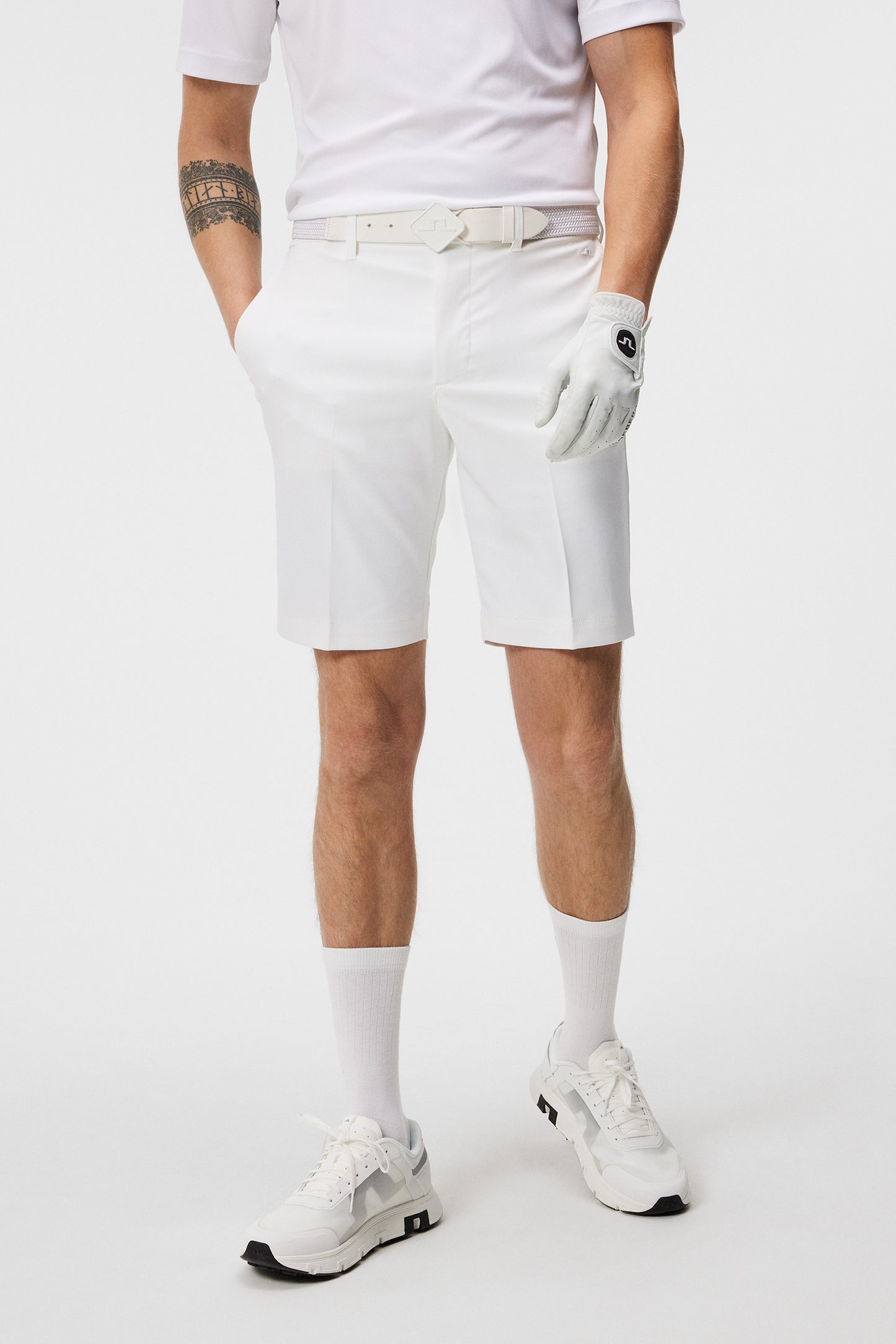 Eloy Shorts in White by J.Lindeberg
