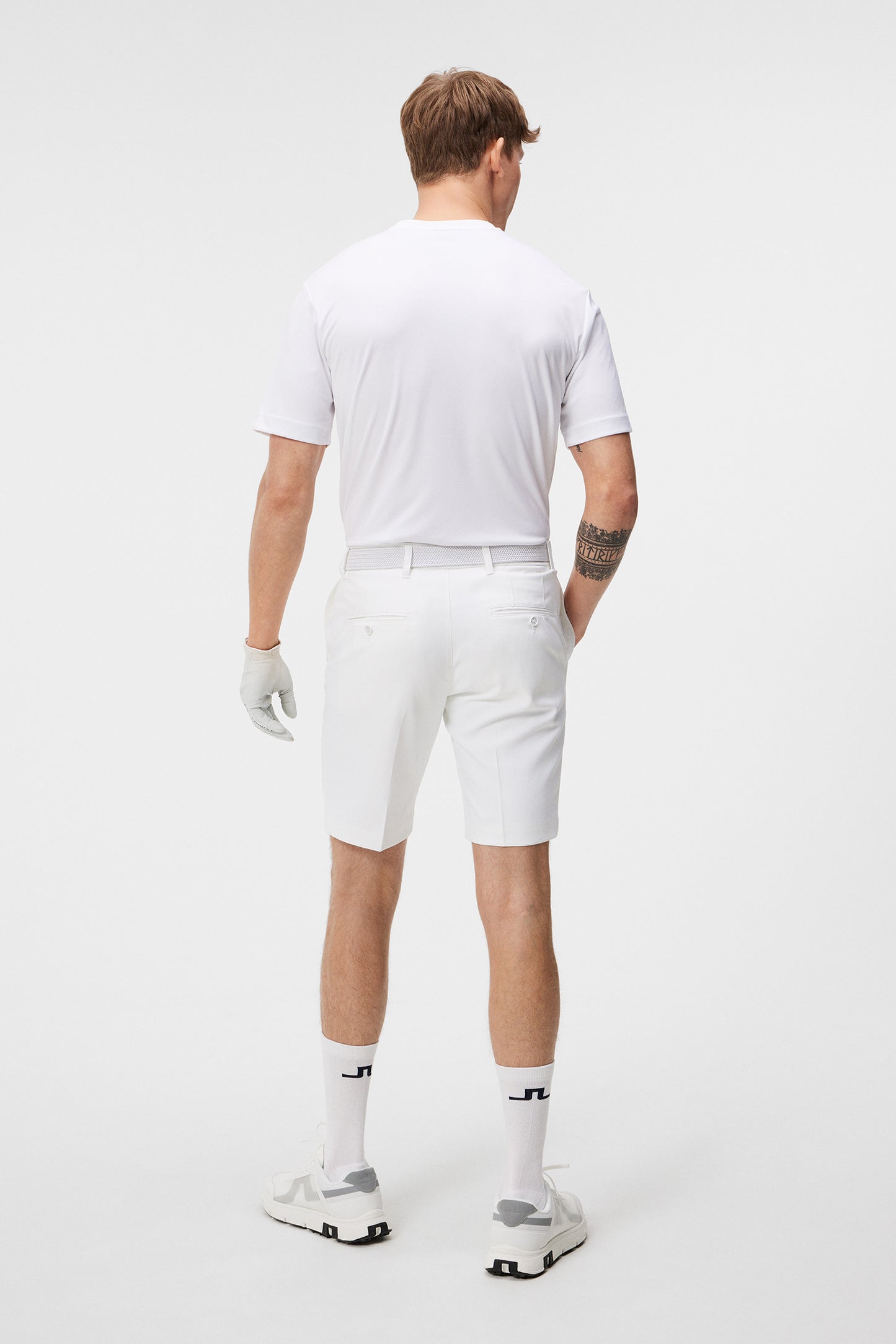 Eloy Shorts in White by J.Lindeberg