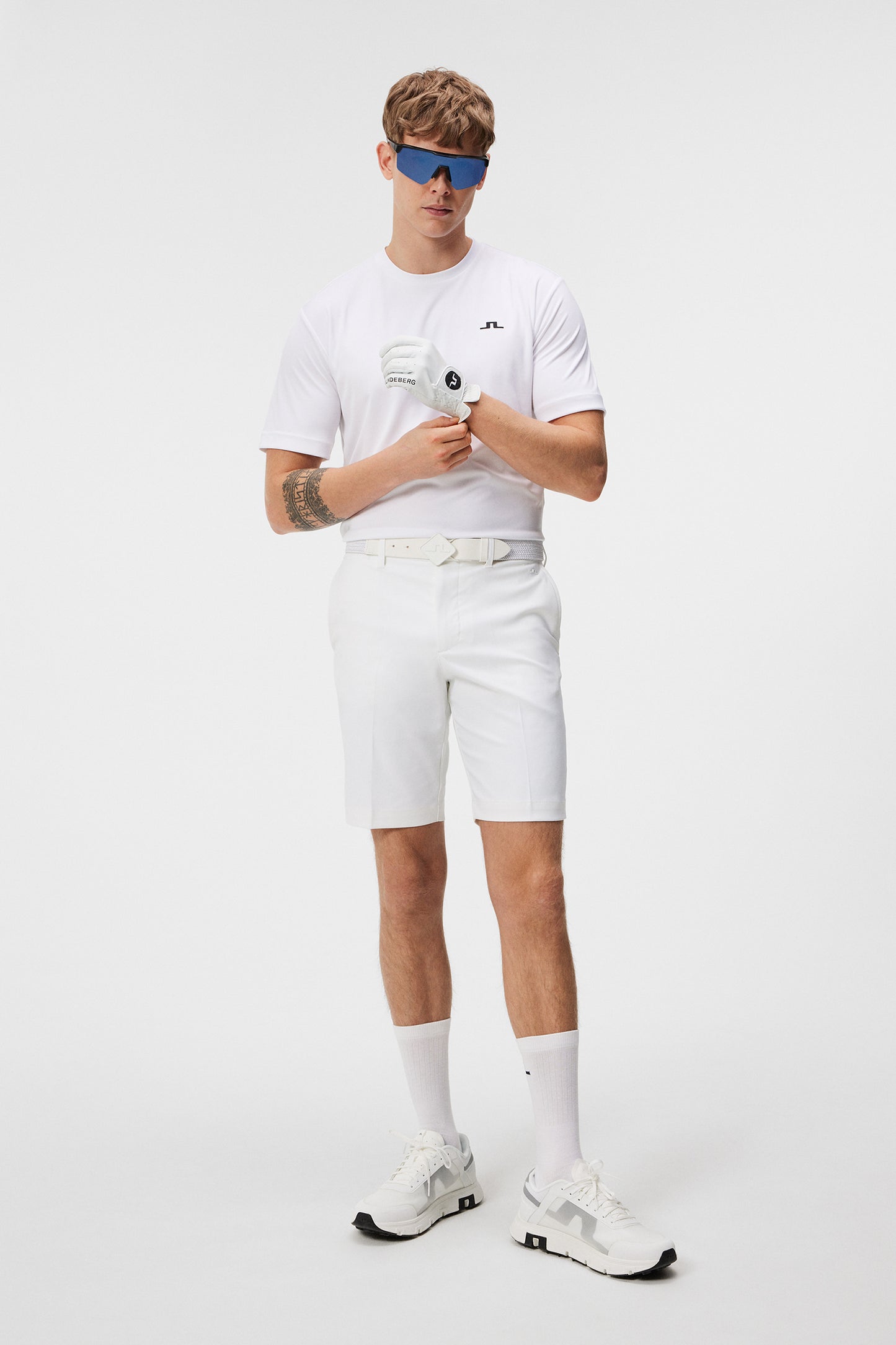 Eloy Shorts in White by J.Lindeberg
