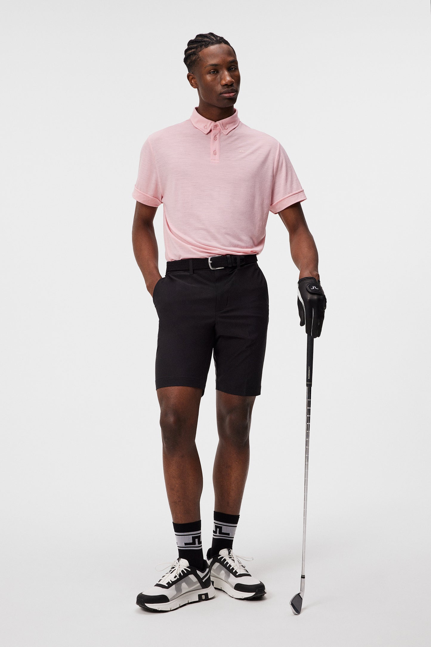 Eloy Shorts in Black by J.Lindeberg