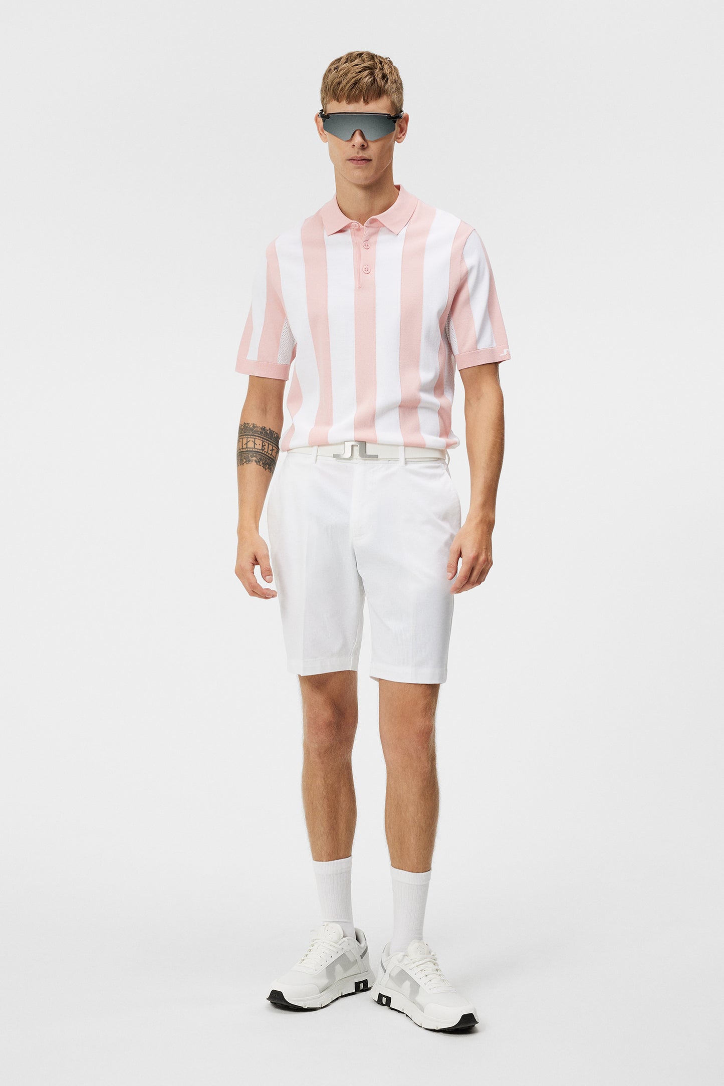 Vent Tight Shorts in White by J.Lindeberg