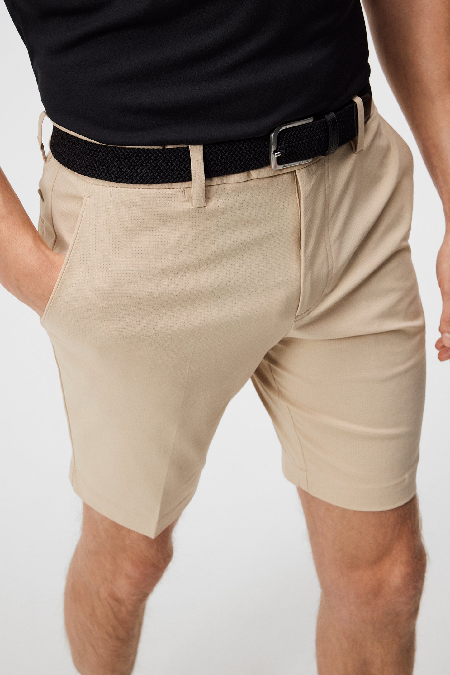 Vent Tight Shorts in Safari Beige by J.Lindeberg