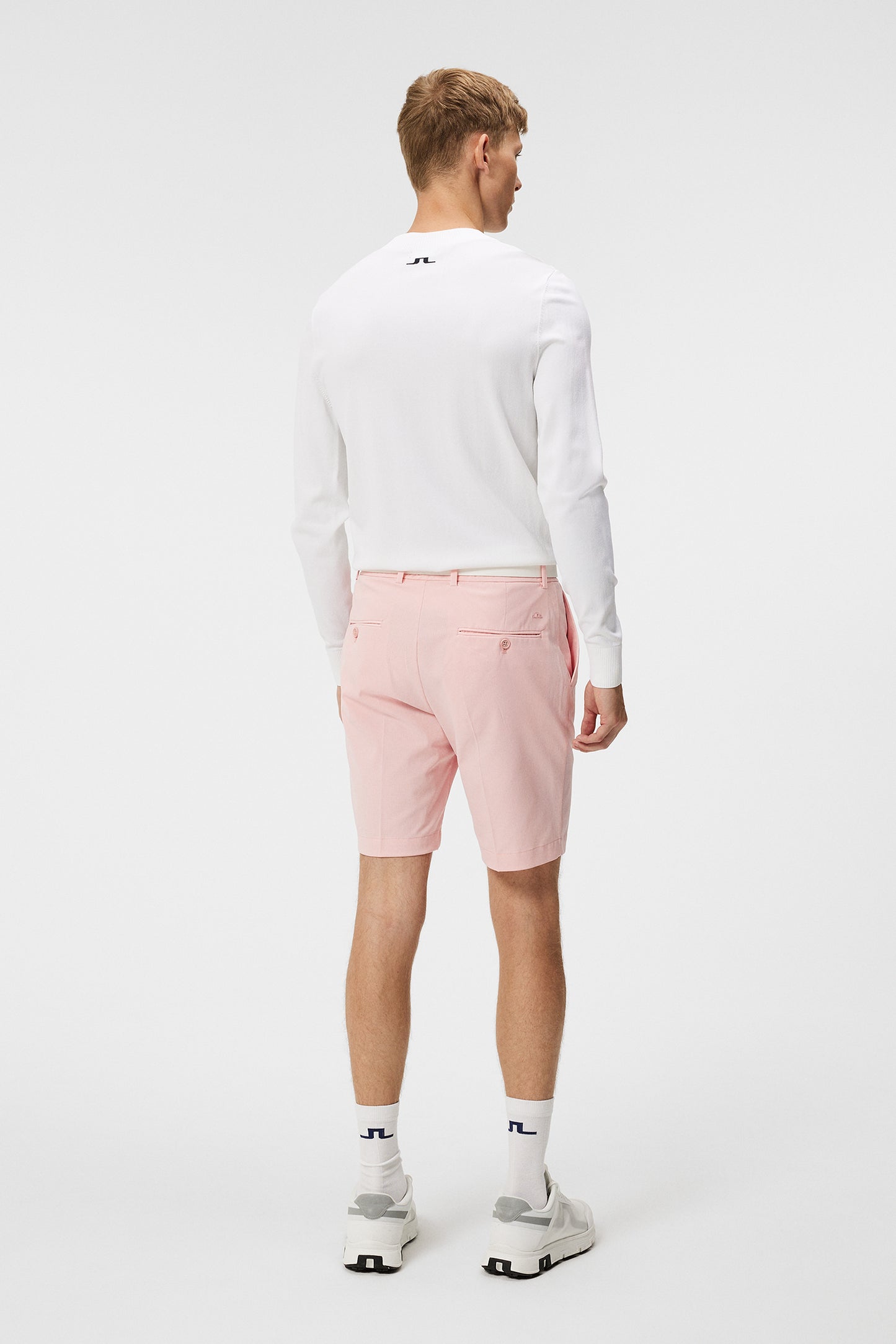 Vent Tight Shorts in Powder Pink by J.Lindeberg