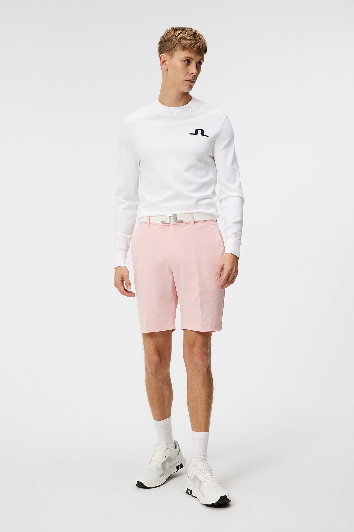Vent Tight Shorts in Powder Pink by J.Lindeberg