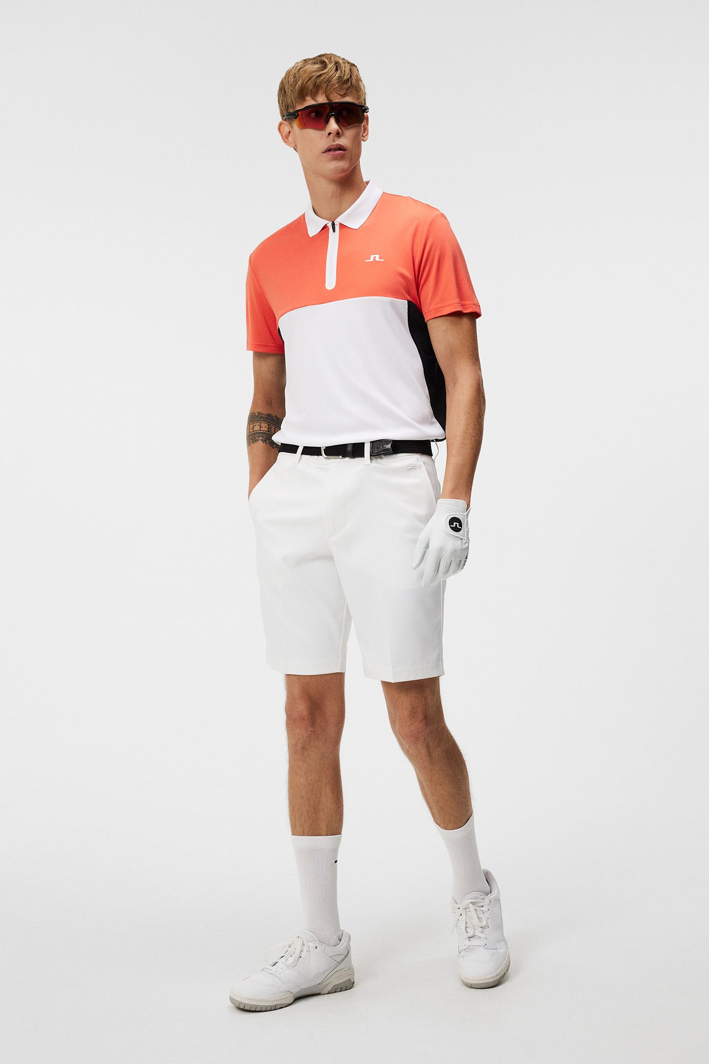 Eloy Shorts in White by J.Lindeberg