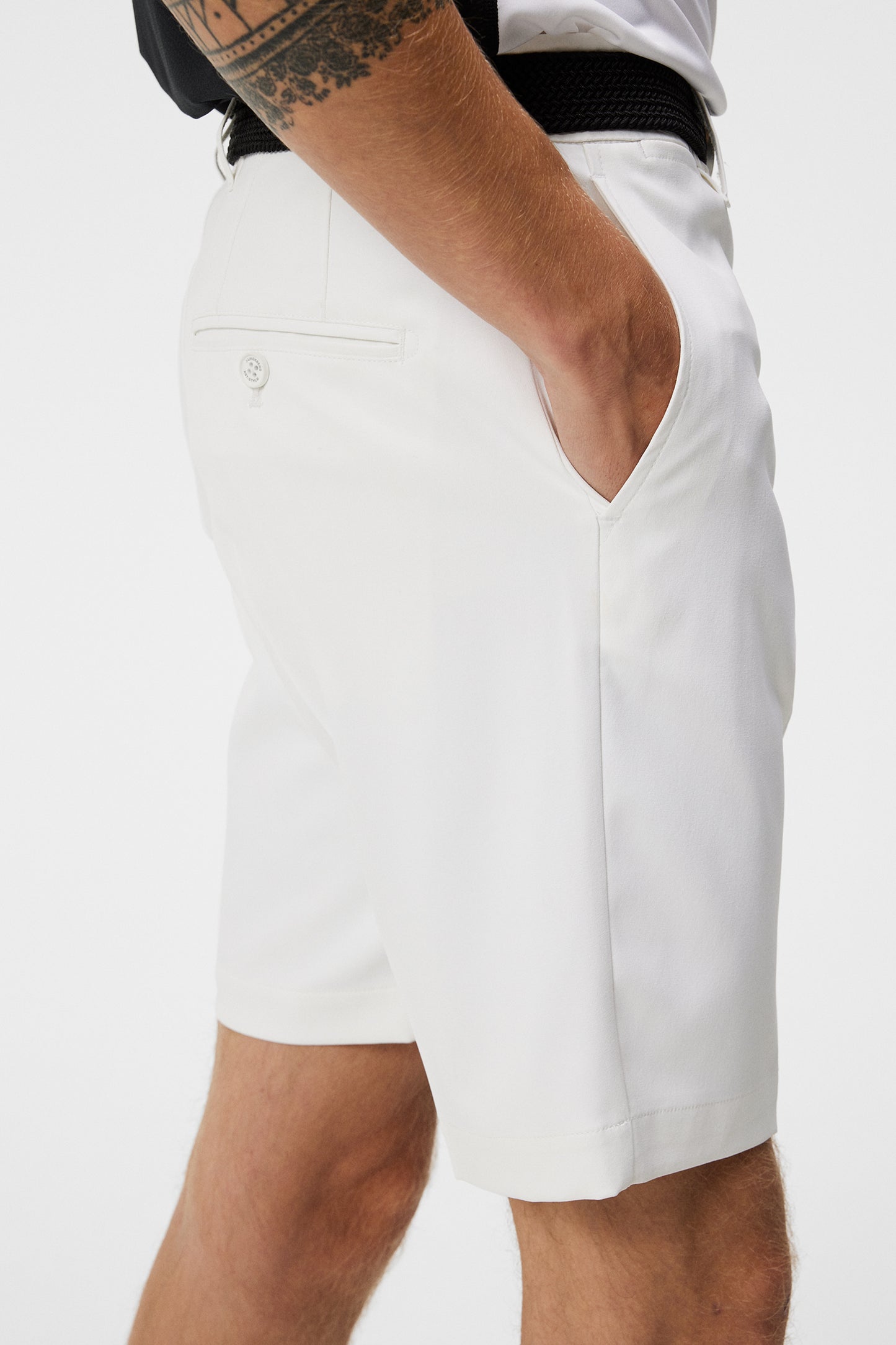 Eloy Shorts in White by J.Lindeberg