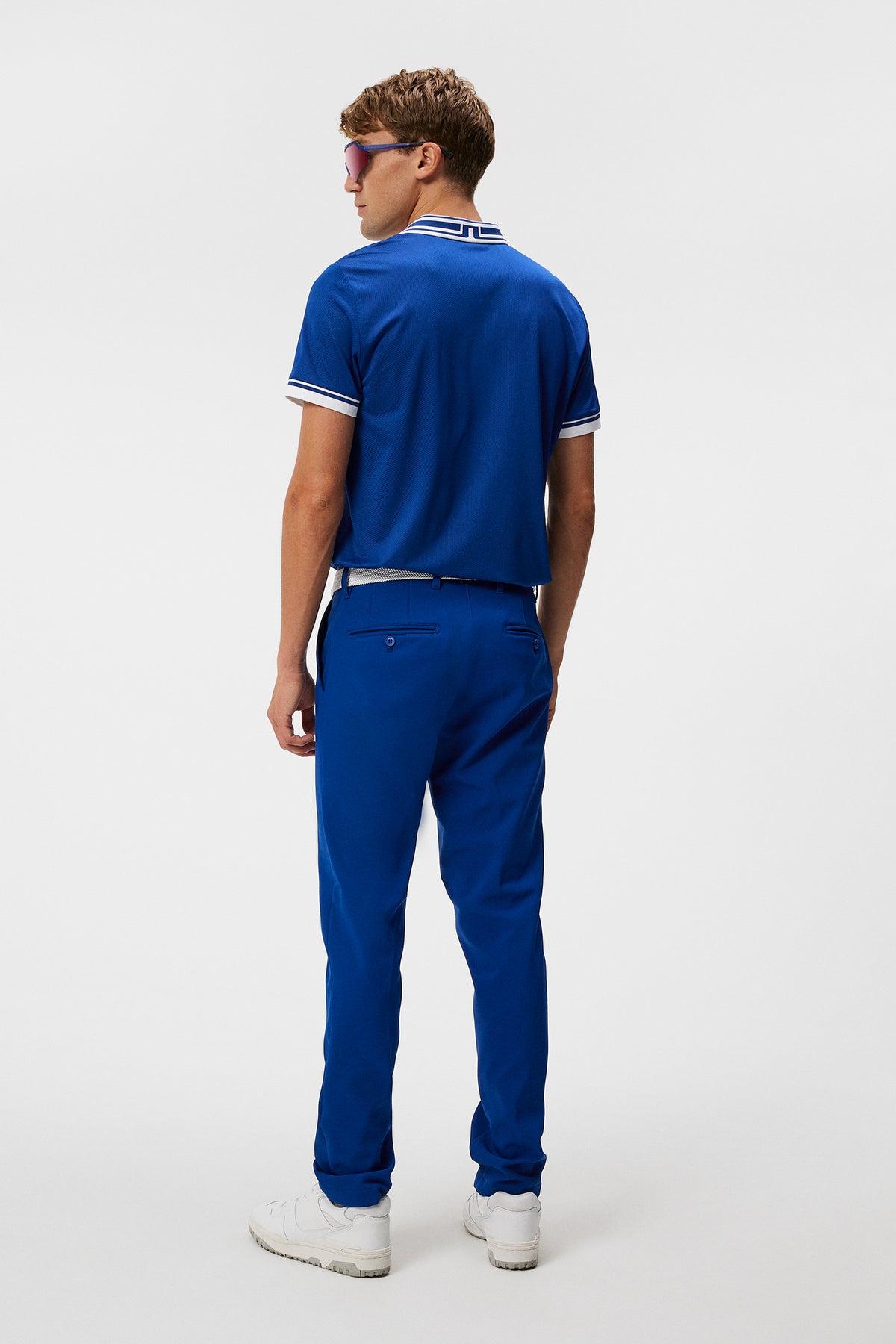 Ellott Bonded Fleece Pant in Sodalite Blue by J.Lindeberg