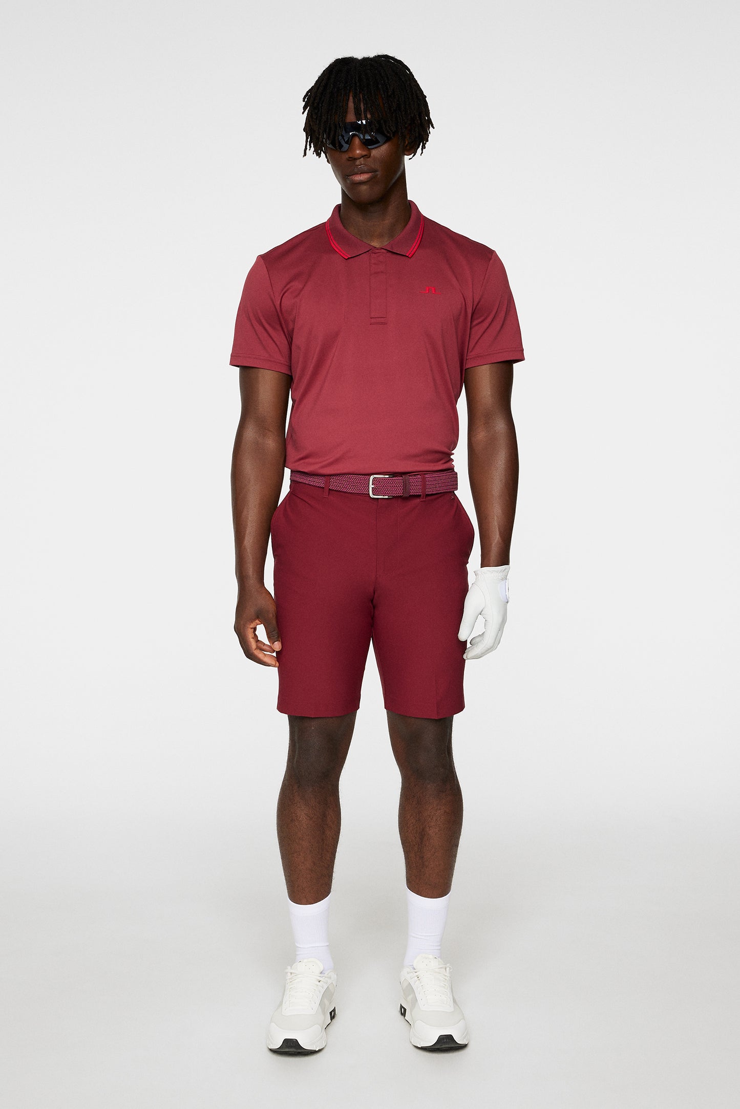 Eloy Shorts in Cabernet by J.Lindeberg